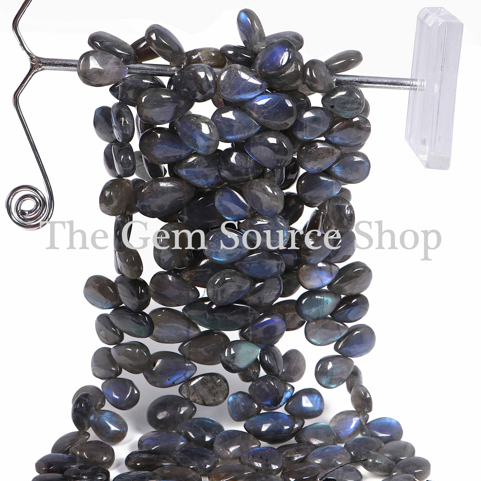 Natural Labradorite Smooth Beads, Labradorite Plain Pear Shape Beads, Labradorite Beads