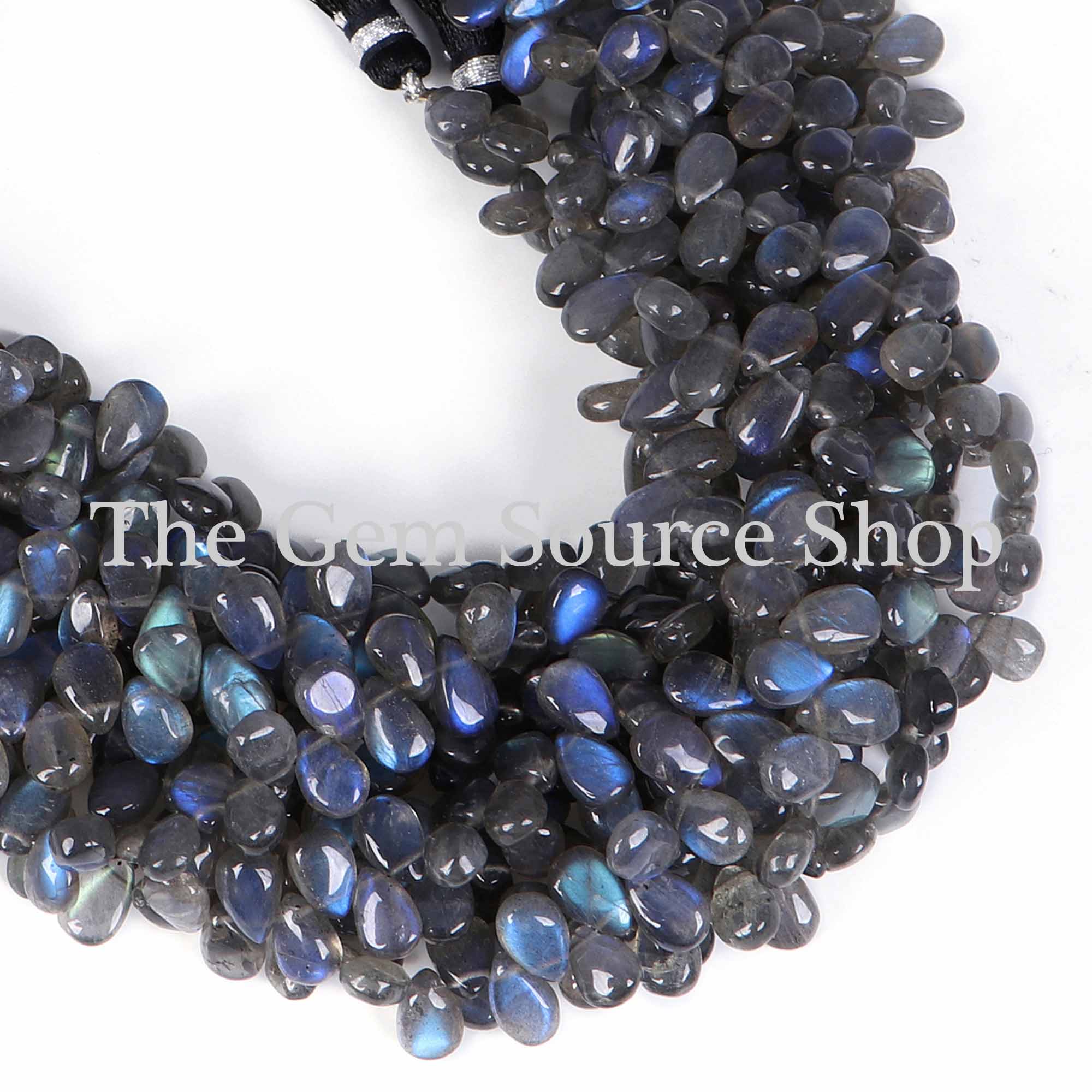 Natural Labradorite Beads, Labradorite Smooth Beads, Labradorite Pear Shape Beads, Wholesale Beads