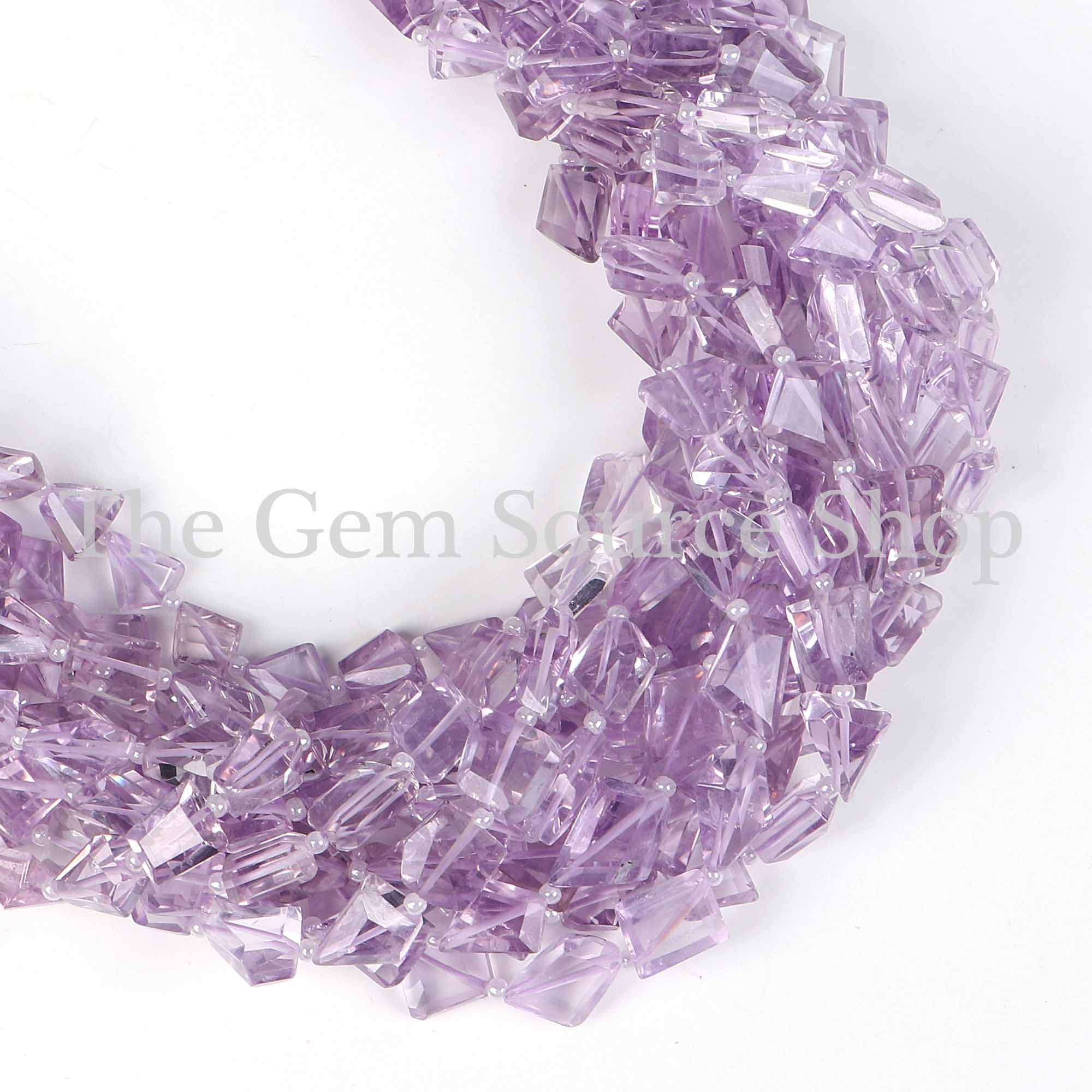 Pink Amethyst Beads, Pink Amethyst Faceted Nugget Beads, Amethyst Nugget Beads, Wholesale Beads