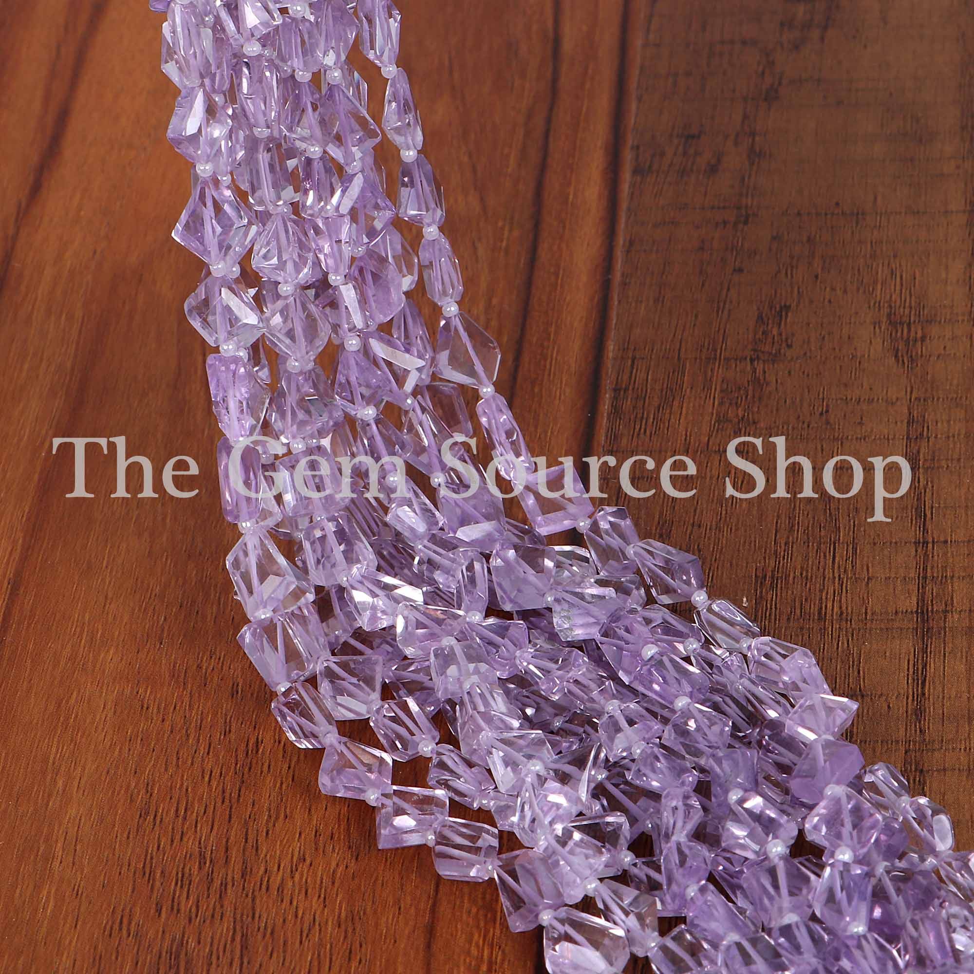 Pink Amethyst Beads, Pink Amethyst Faceted Nugget Beads, Amethyst Nugget Beads, Wholesale Beads