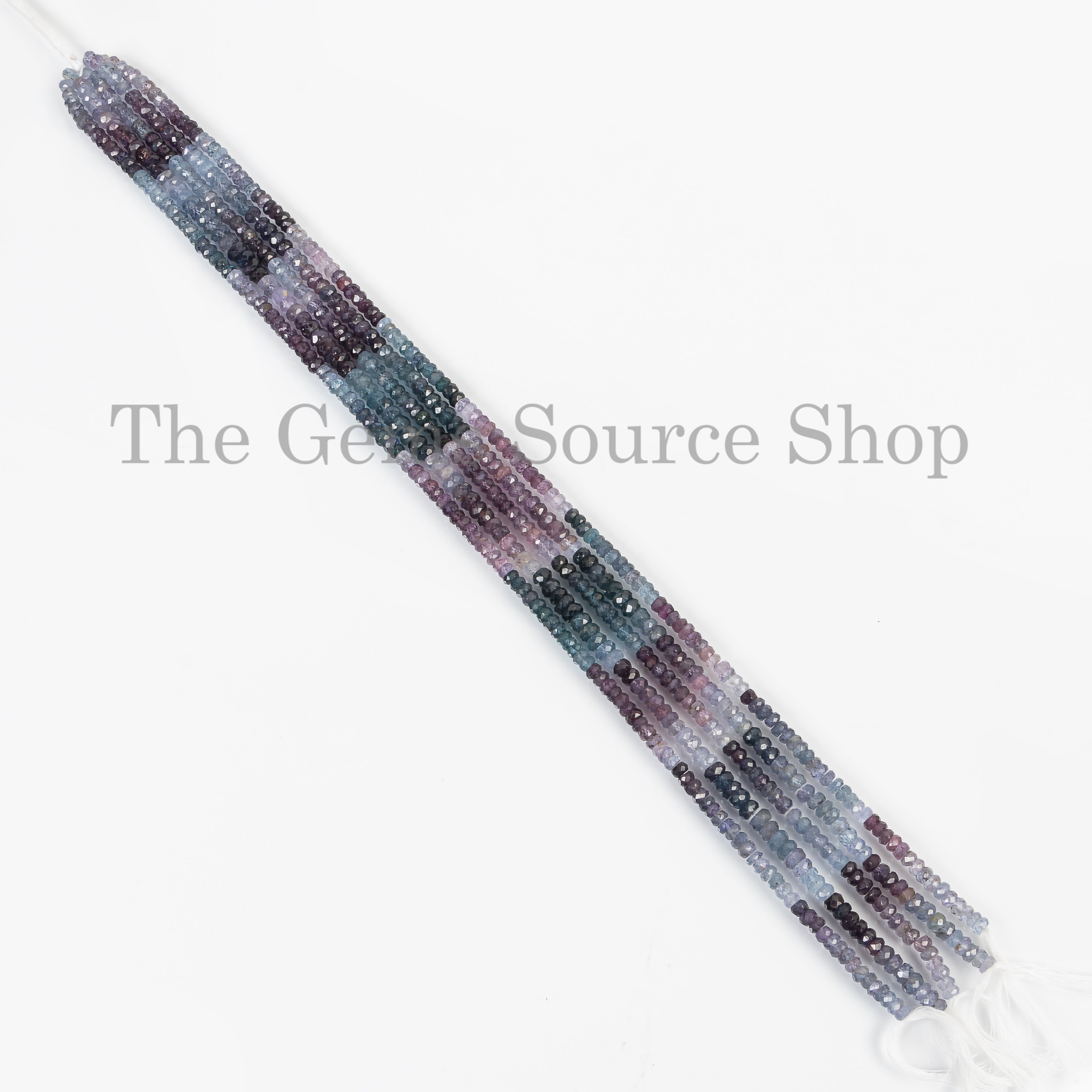 Natural Multi Spinel Gemstone Beads, Spinel Faceted Rondelle Beads