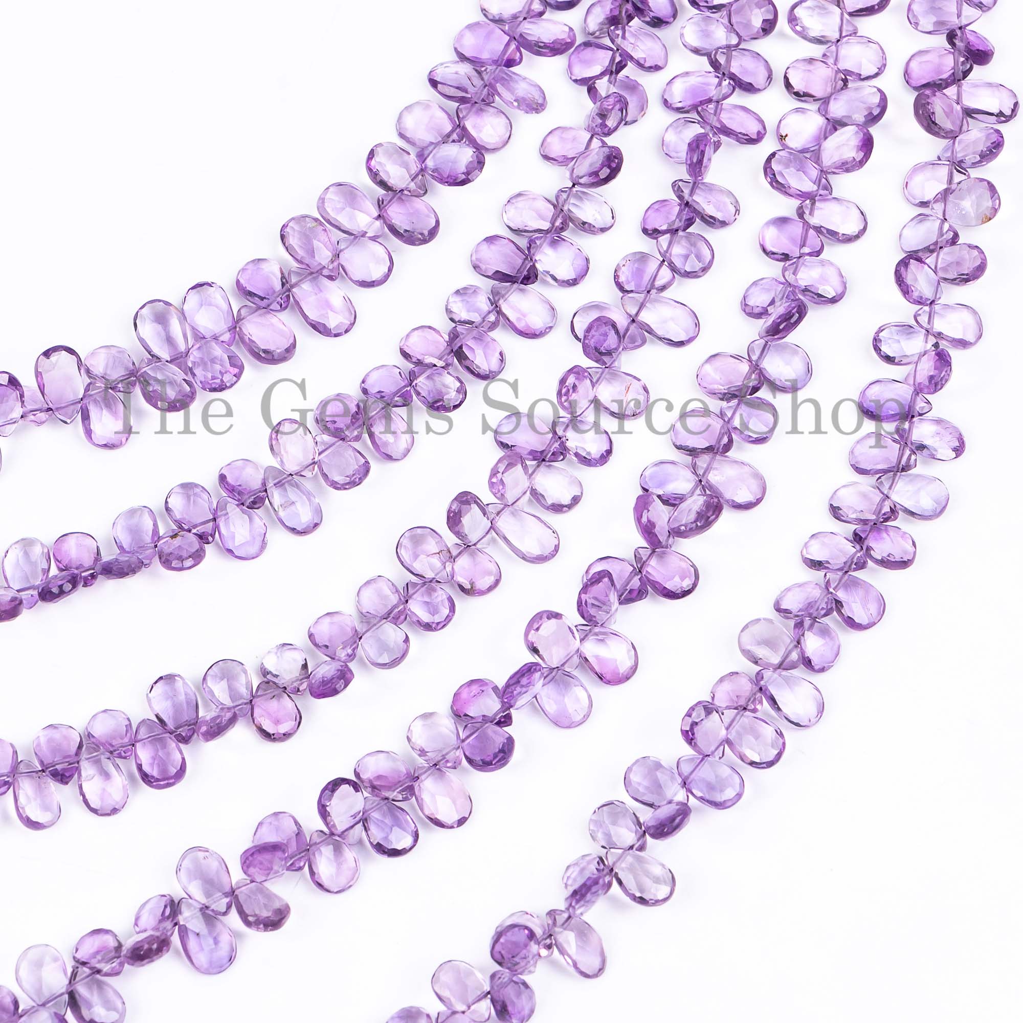 Amethyst Beads, Amethyst Faceted Beads, Amethyst Pear Shape Beads, Wholesale Beads