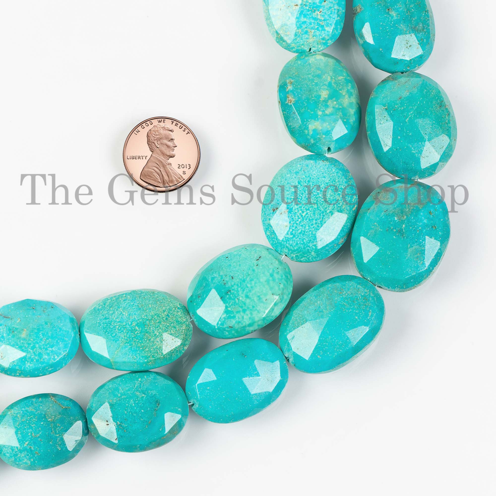 Turquoise Faceted Oval Briolette, Turquoise Beads, 16x21-20x25mm Faceted Turquoise Gemstone Beads, Turquoise Oval Beads, Turquoise Strand