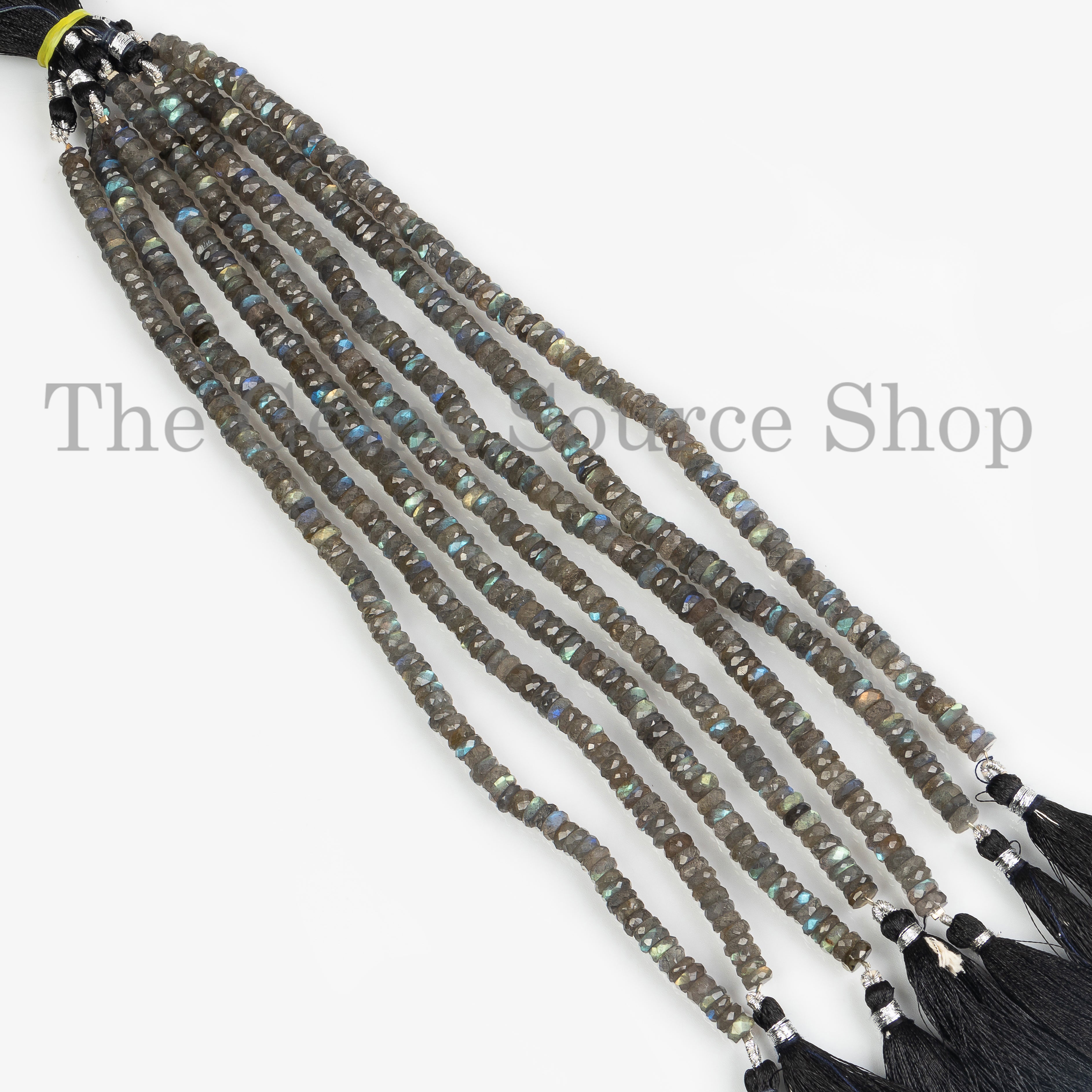 Top Quality Labradorite Beads, Labradorite Faceted Tyre Shape Beads, Natural Gemstone Beads