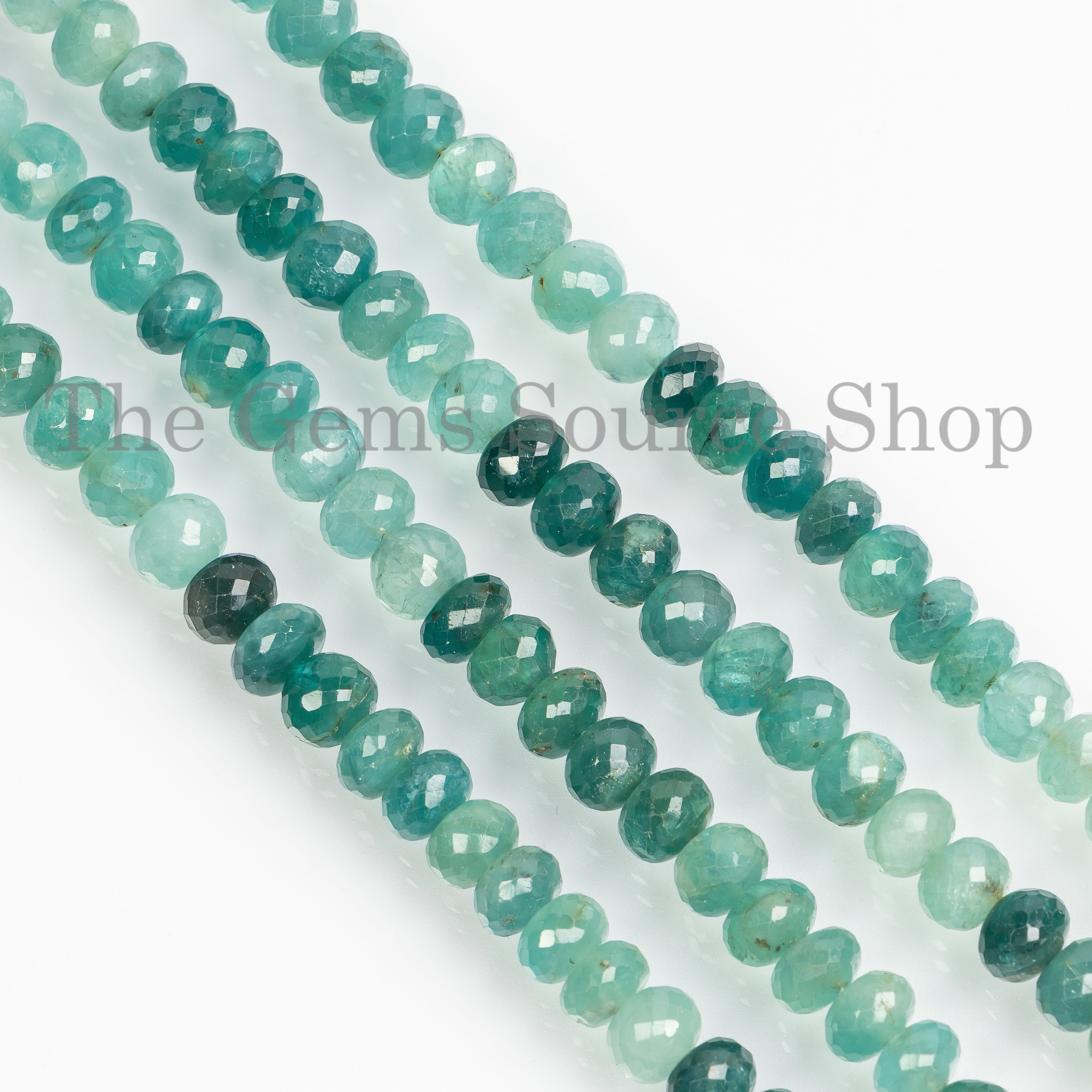 Top Quality Big size Grandidierite Beads, Grandidierite Faceted Rondelle Shape Beads, Natural Grandidierite Wholesale Beads
