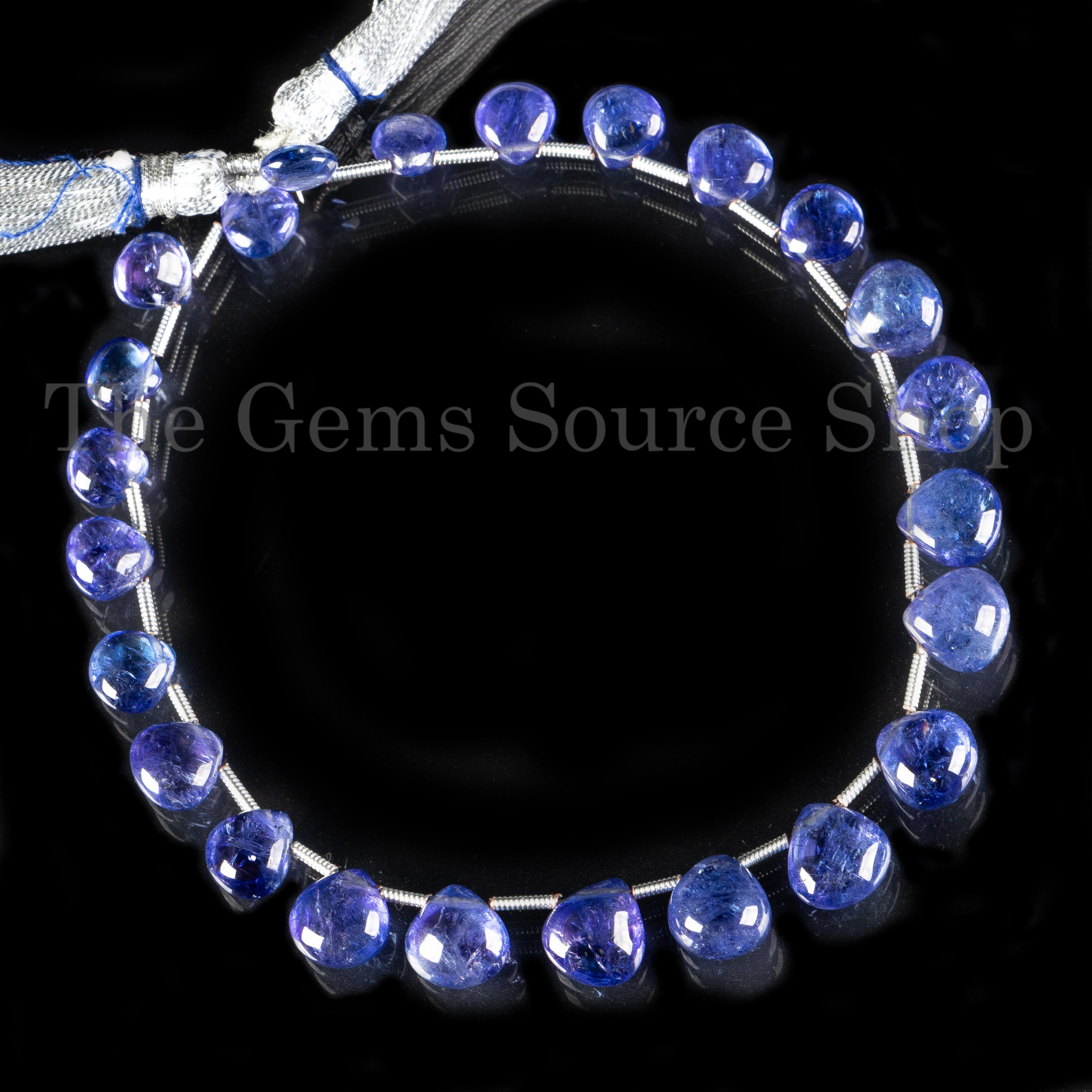 Top Quality Tanzanite Beads, Tanzanite Smooth Heart Shape Gemstone Beads, Tanzanite Plain Gemstone Beads