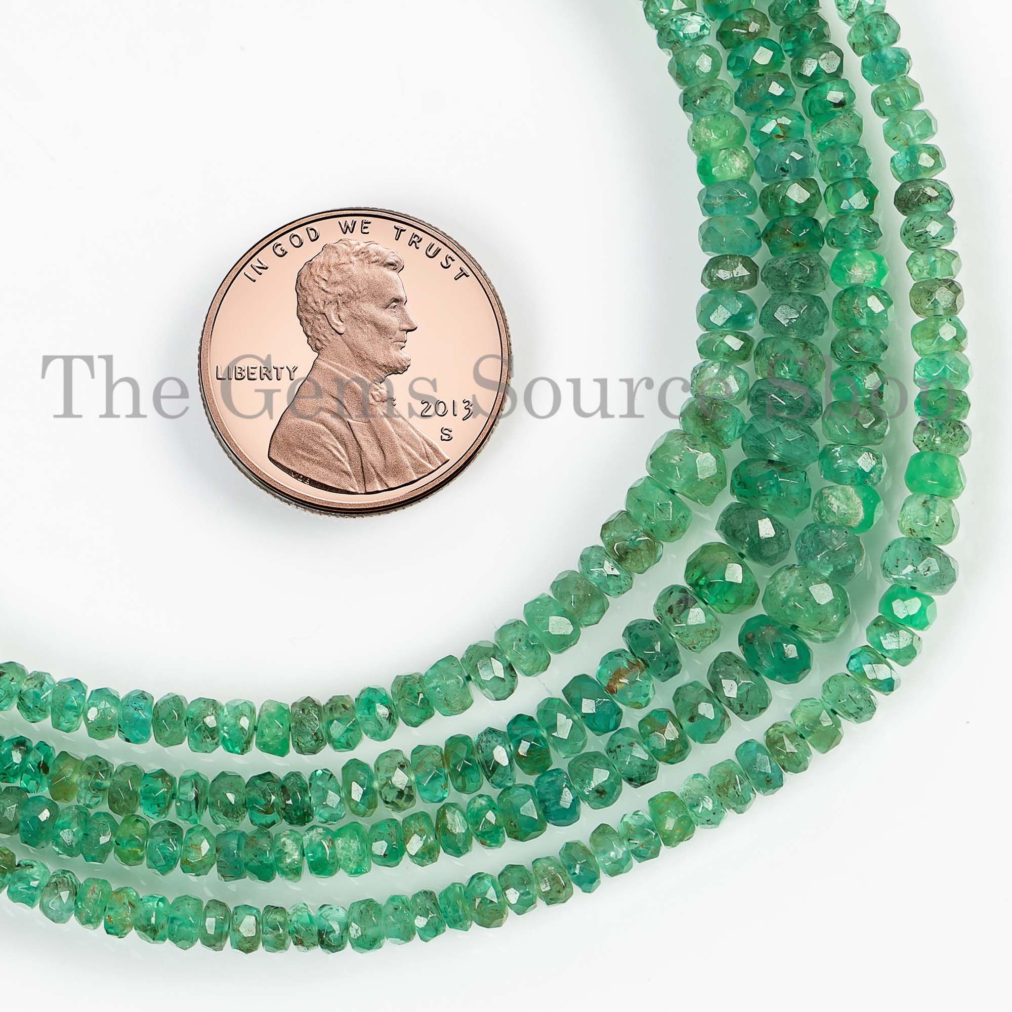 Emerald Faceted Rondelle, Natural Emerald Beads, 2.5-4mm Emerald Rondelle Beads, Faceted Beads, Gemstone Rondelle Beads, Jewelry Making