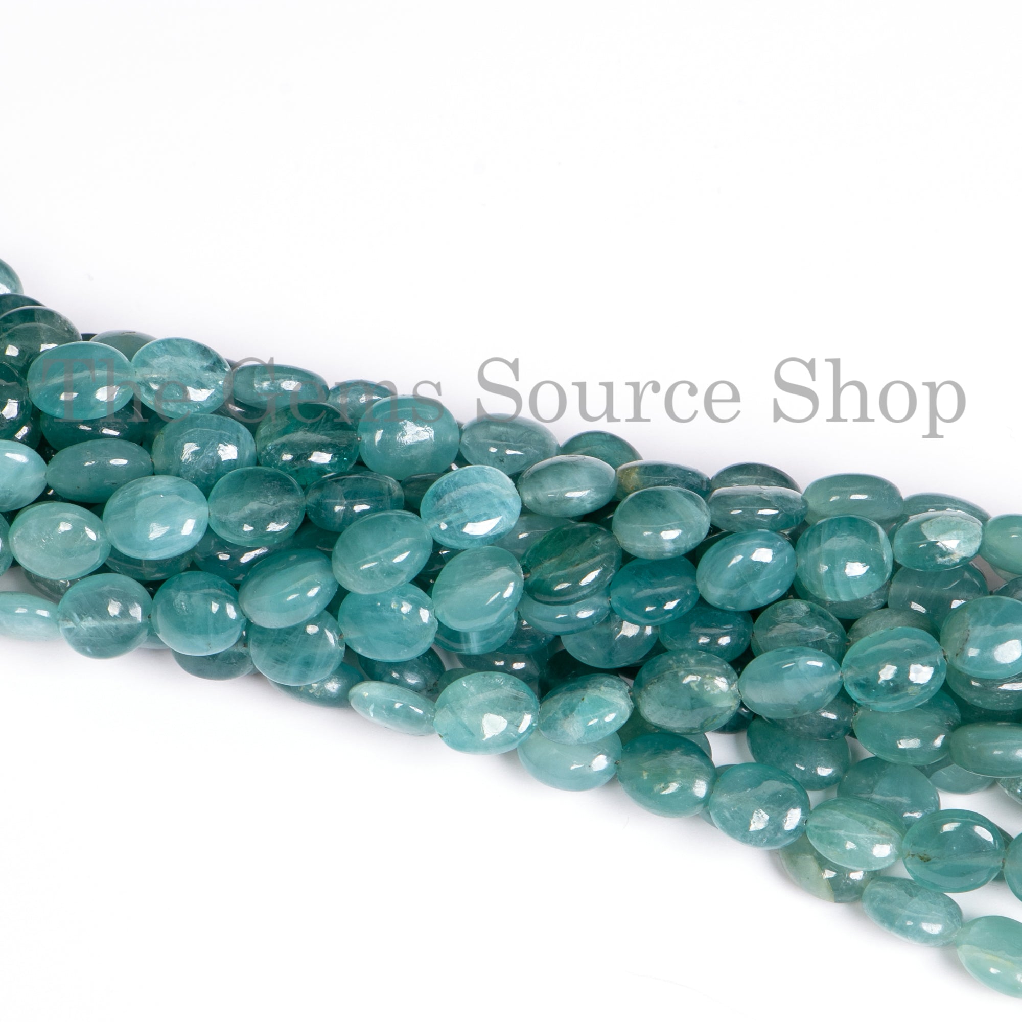 Natural Grandidierite Smooth Oval Beads TGS-0414