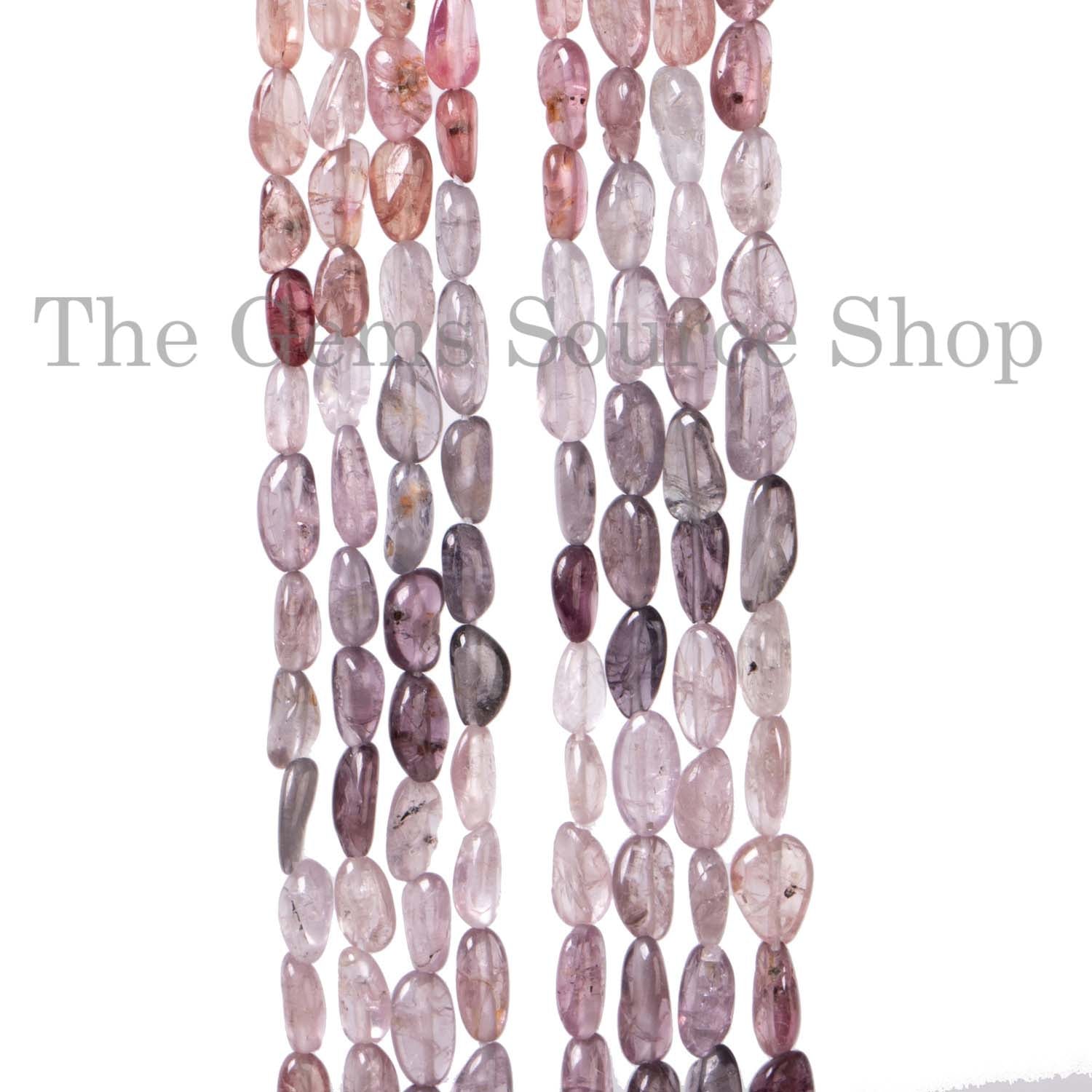 Rare Burma Multi Spinel Oval Shape Beads, Gemstone Beads, Smooth Oval Briolette