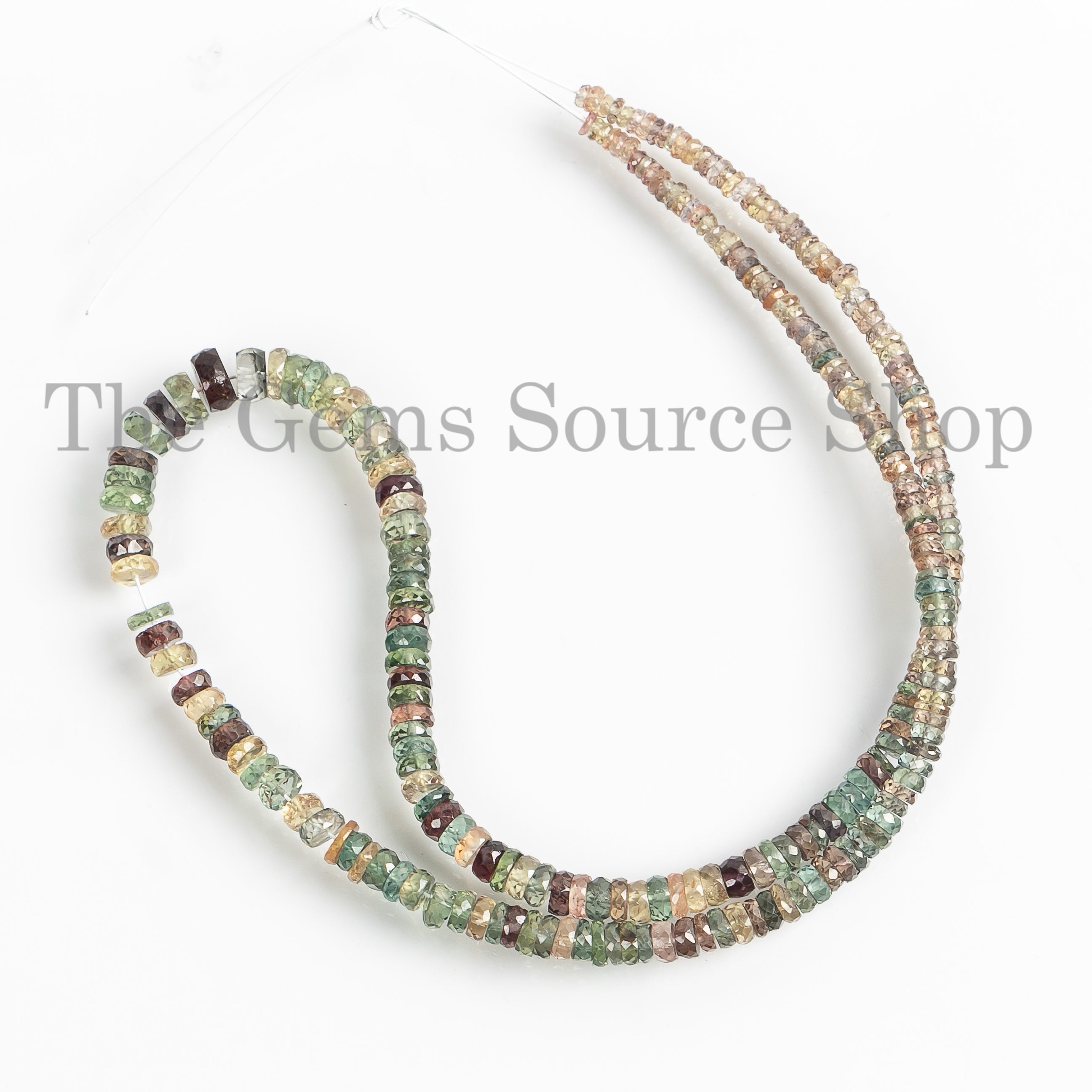 Disco Sapphire Faceted Beads, Sapphire Tyre Shape Beads