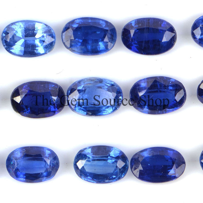4x6mm Natural Kyanite Cut Stone, Oval Shape Cut Stone, Kyanite Loose Gemstone, Wholesale Lot