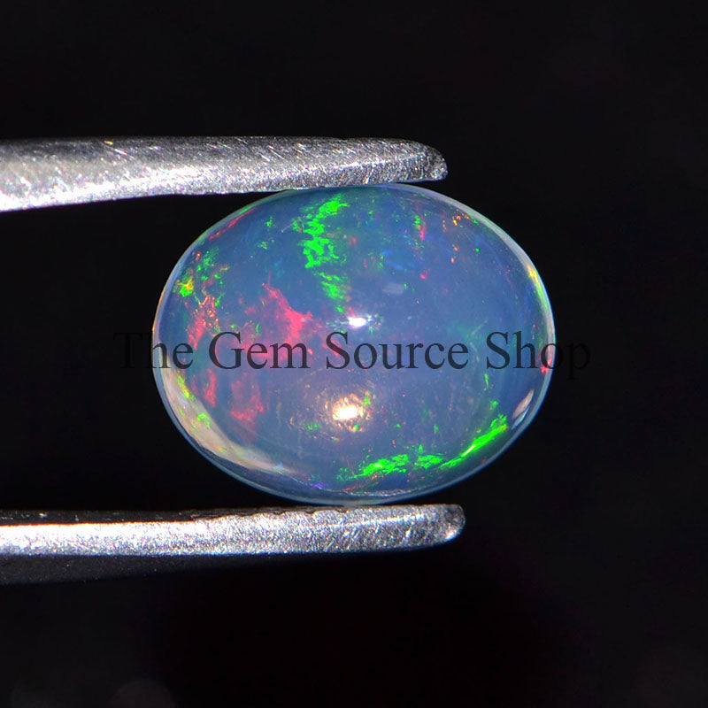AAA Quality Natural Ethiopian Opal Cabochons, Flashy Opal Smooth Cabs, Wholesale Loose Gemstone