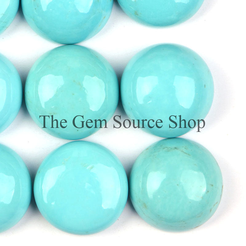 AAA Quality Natural Turquoise Round Cabochons Natural Turquoise Cabochons Loose Turquoise For Jewelry