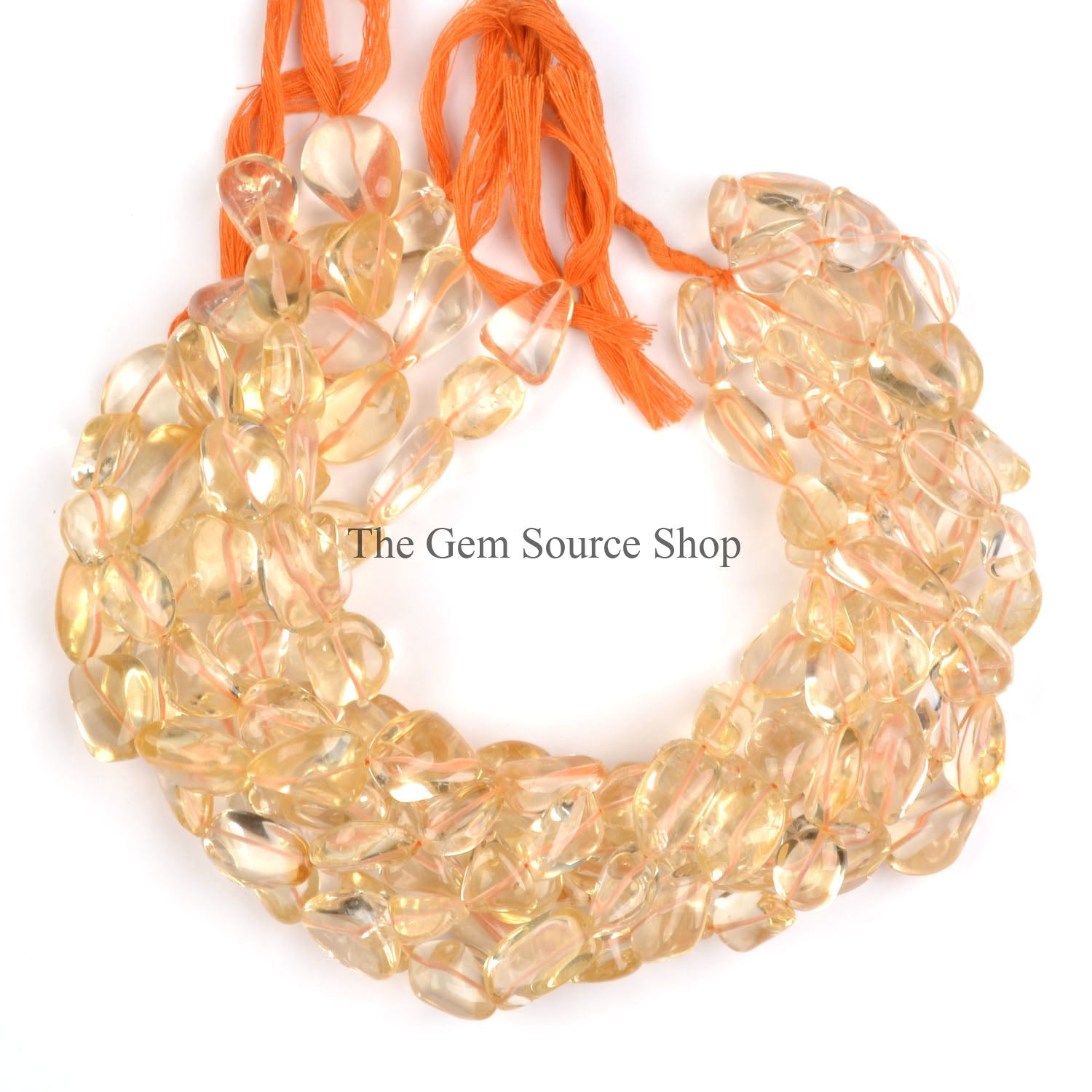 Citrine Beads, Citrine Nugget Shape Beads, Citrine Smooth Beads, Citrine Gemstone Beads