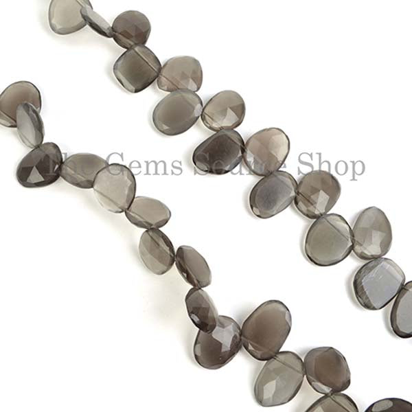 Grey Moonstone Gemstone Beads