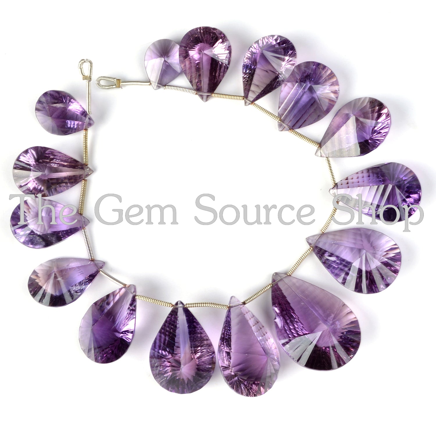 Shiny Amethyst Beads For Jewelry