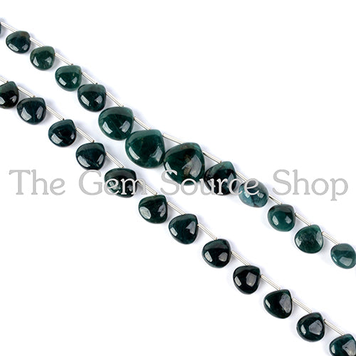 Smooth Heart Shape Gemstone Beads