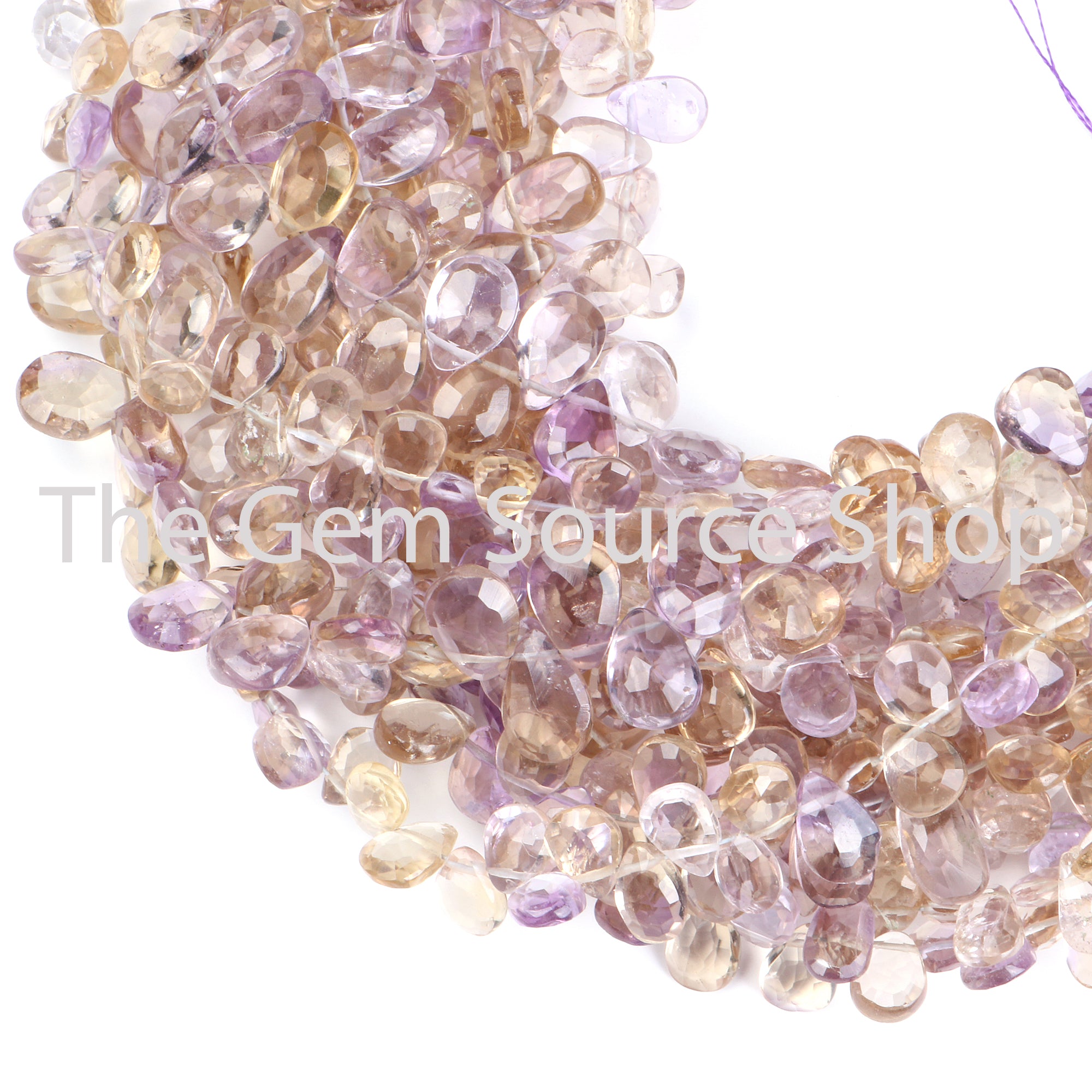 Natural Ametrine Gemstone Beads
