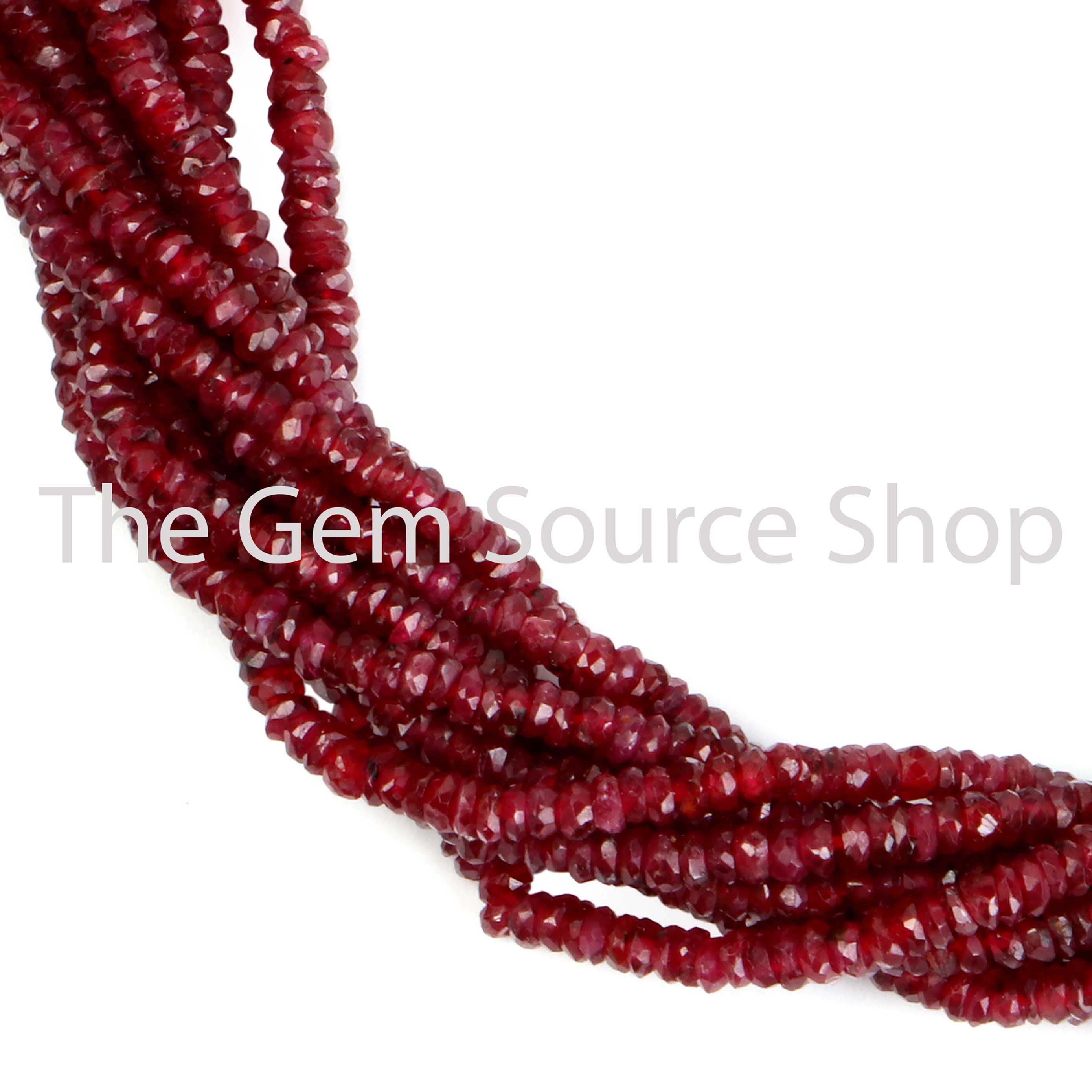 Natural Ruby Gemstone Beads