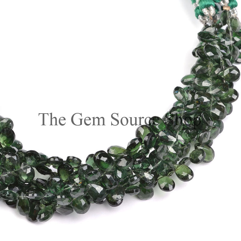 Green Apatite Beads, Green Apatite Pear Shape Beads, Green Apatite Faceted Beads, Green Apatite Gemstone Beads