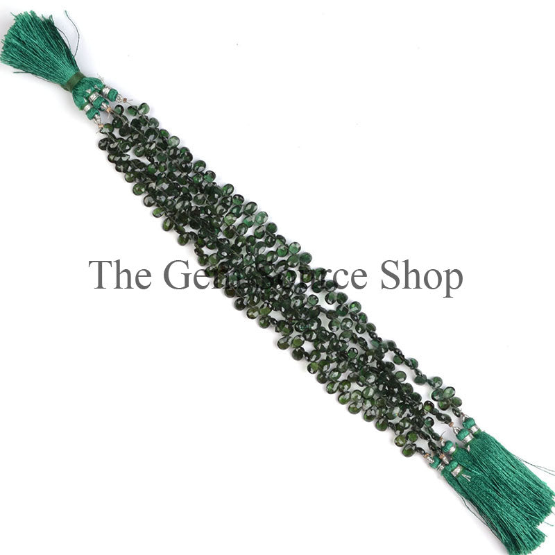 Green Apatite Beads, Green Apatite Pear Shape Beads, Green Apatite Faceted Beads, Green Apatite Gemstone Beads