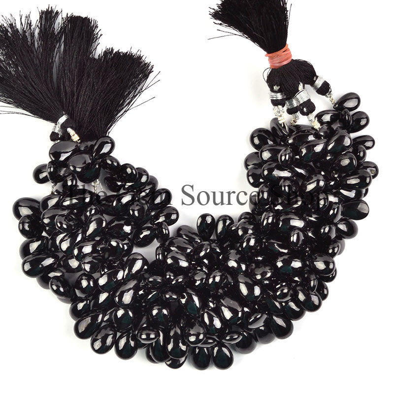 AAA Quality, Black Spinel Beads, Smooth Black Spinel Beads, Plain Spinel Gemstone Beads
