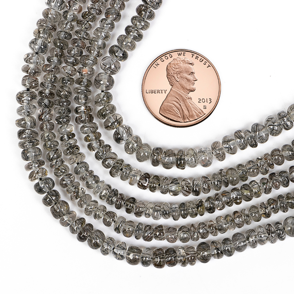 Natural Rutile Gemstone Wholesale Beads Strand Online-The Gem Source ...