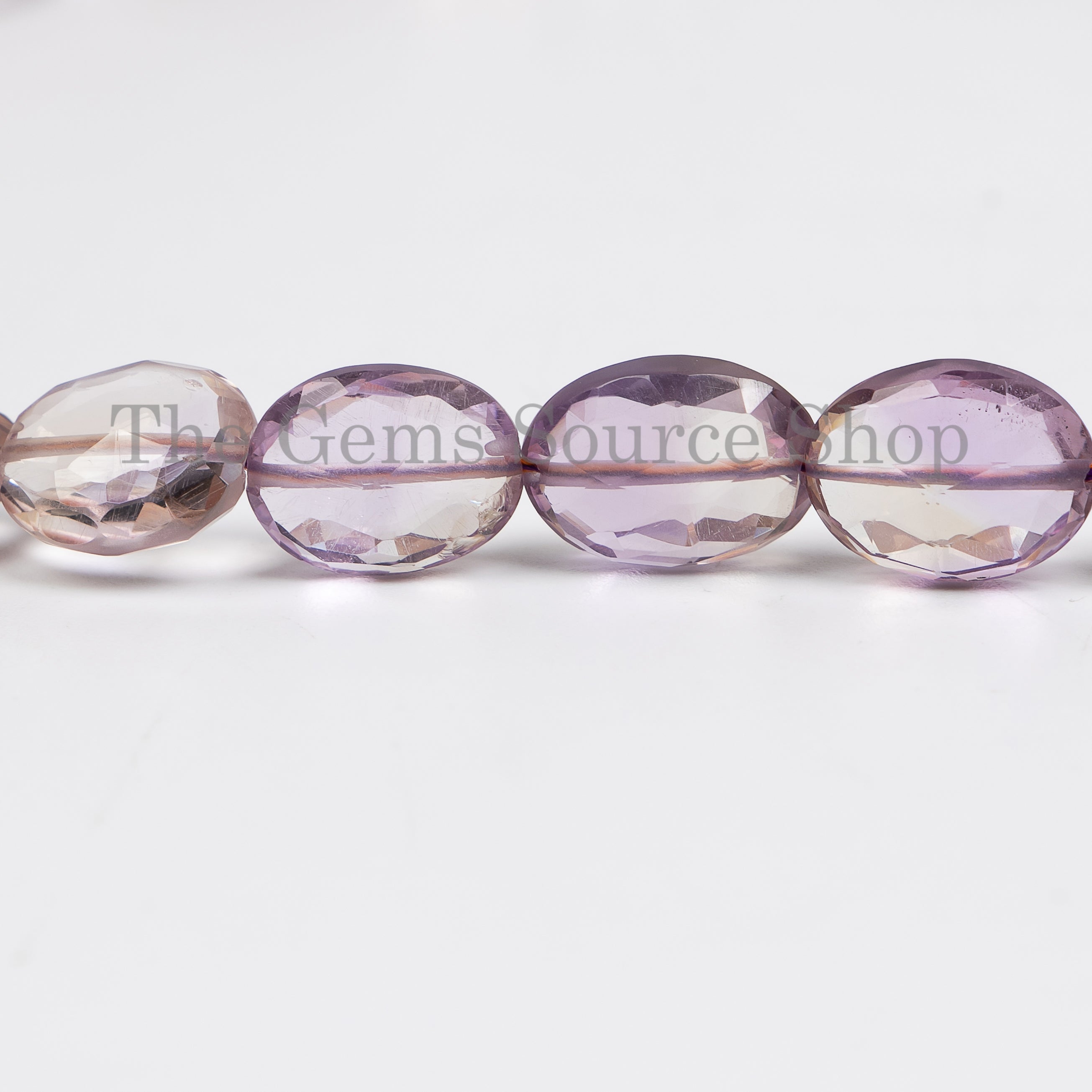 7.5x9.5-10x13 mm ametrine faceted oval shape gemstone beads TGS-4755