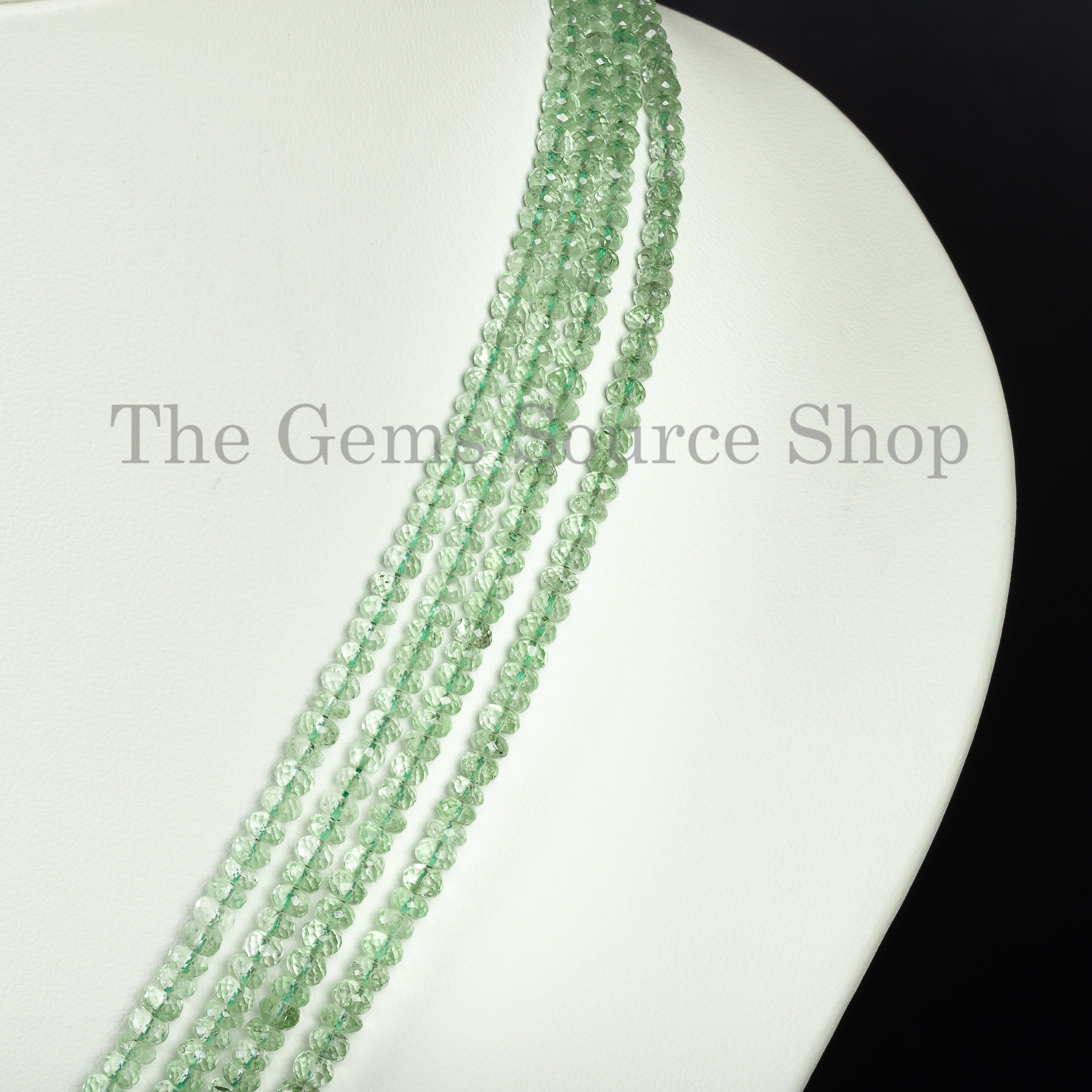 Colombian Emerald Necklace, Emerald Faceted Necklace TGS-4619