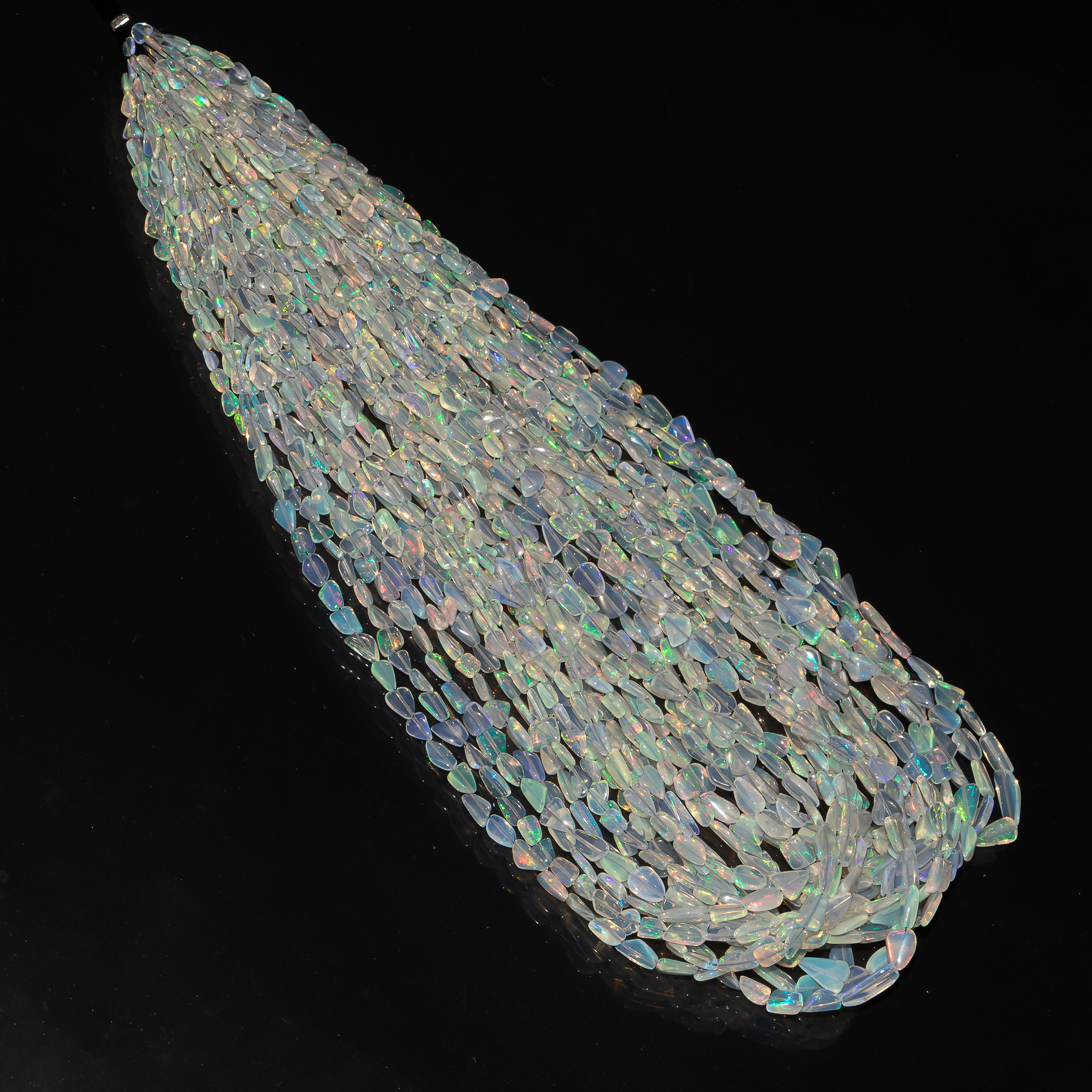 Natural Ethiopian Opal Plain Nuggets Shape Beads TGS-4656