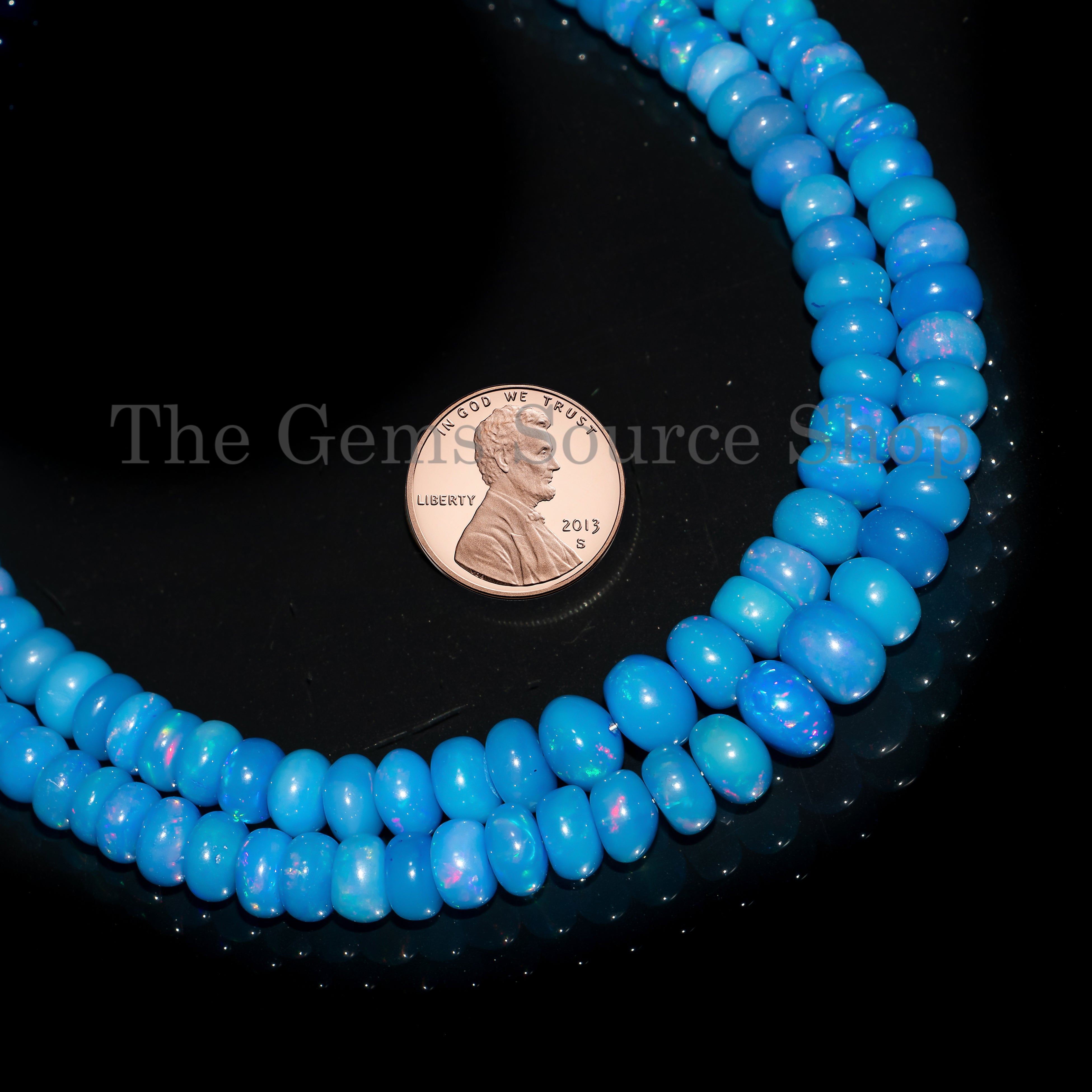 5.25-7.75 mm Lavender opal plain rondelle beads TGS-4647