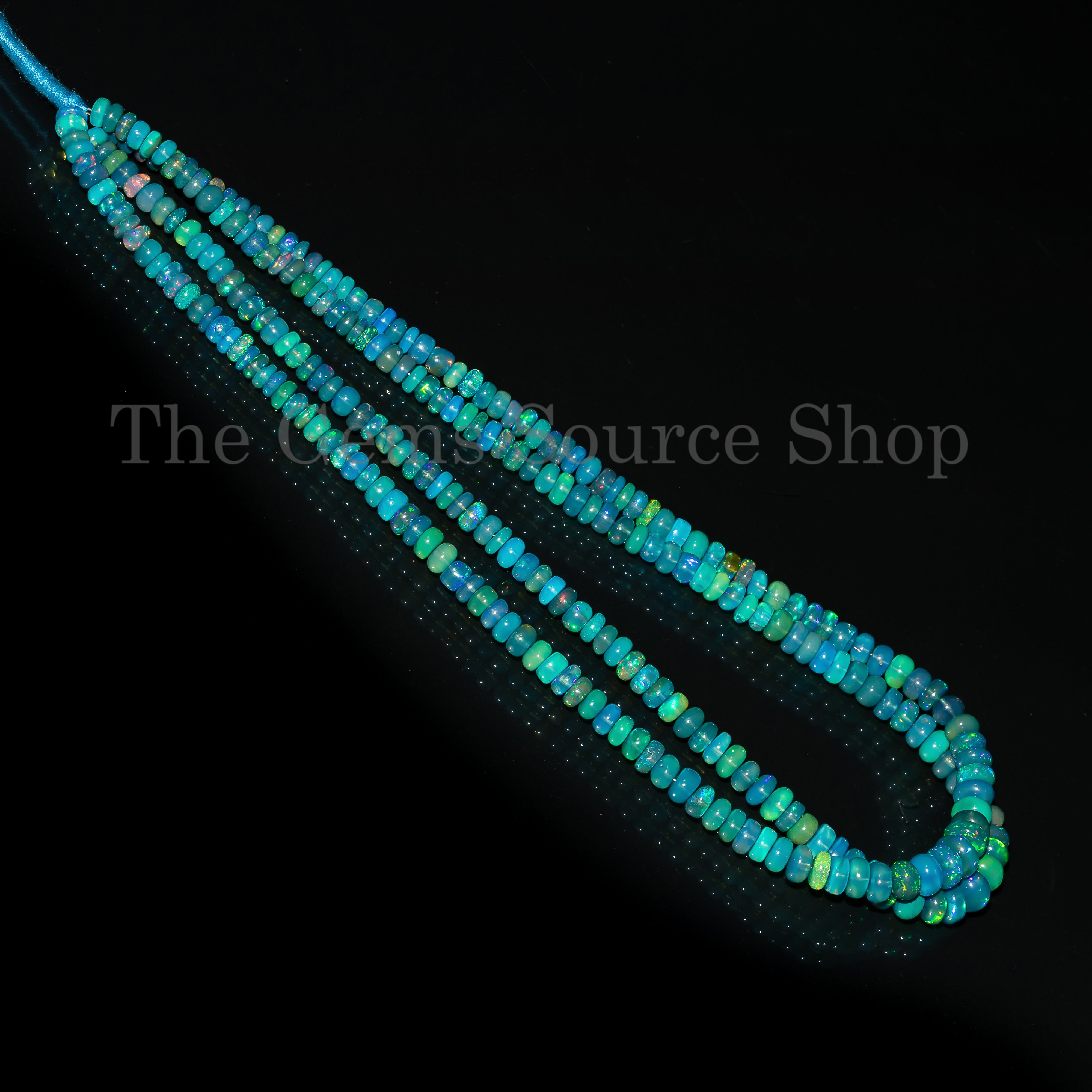 dark lavender opal plain rondelle beads TGS-4649