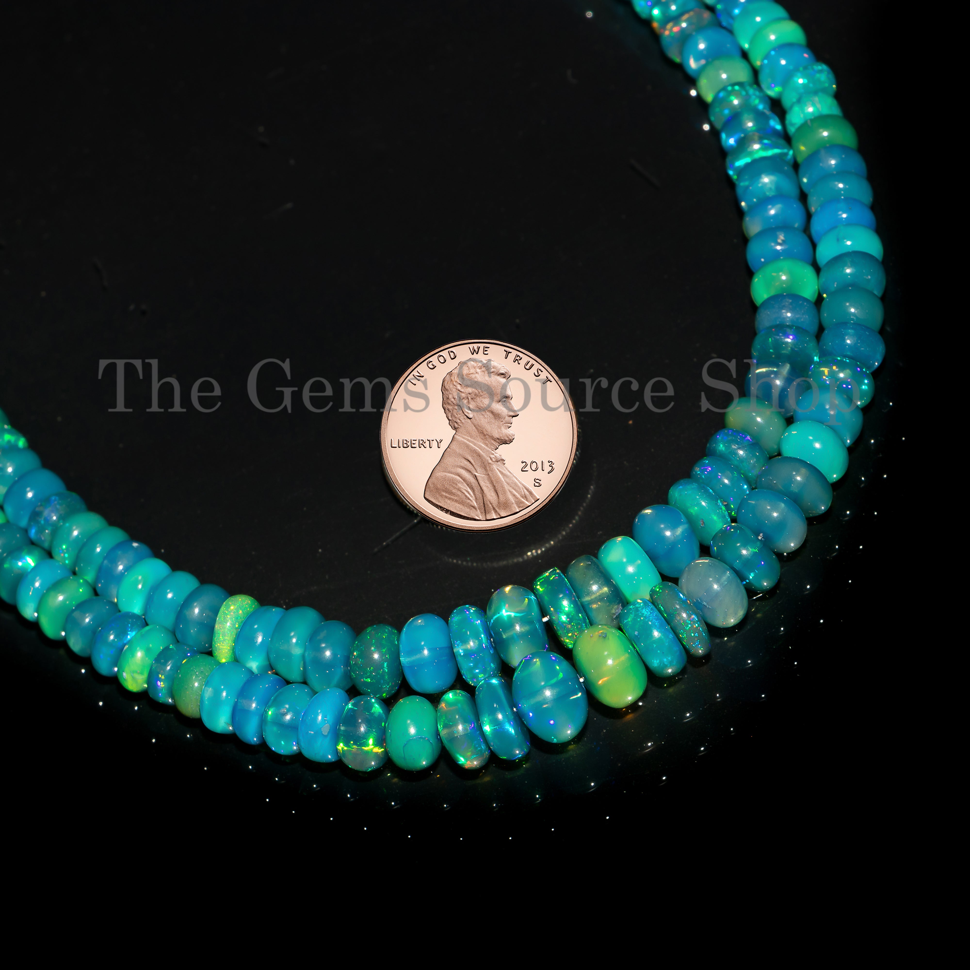 dark lavender opal plain rondelle beads TGS-4649