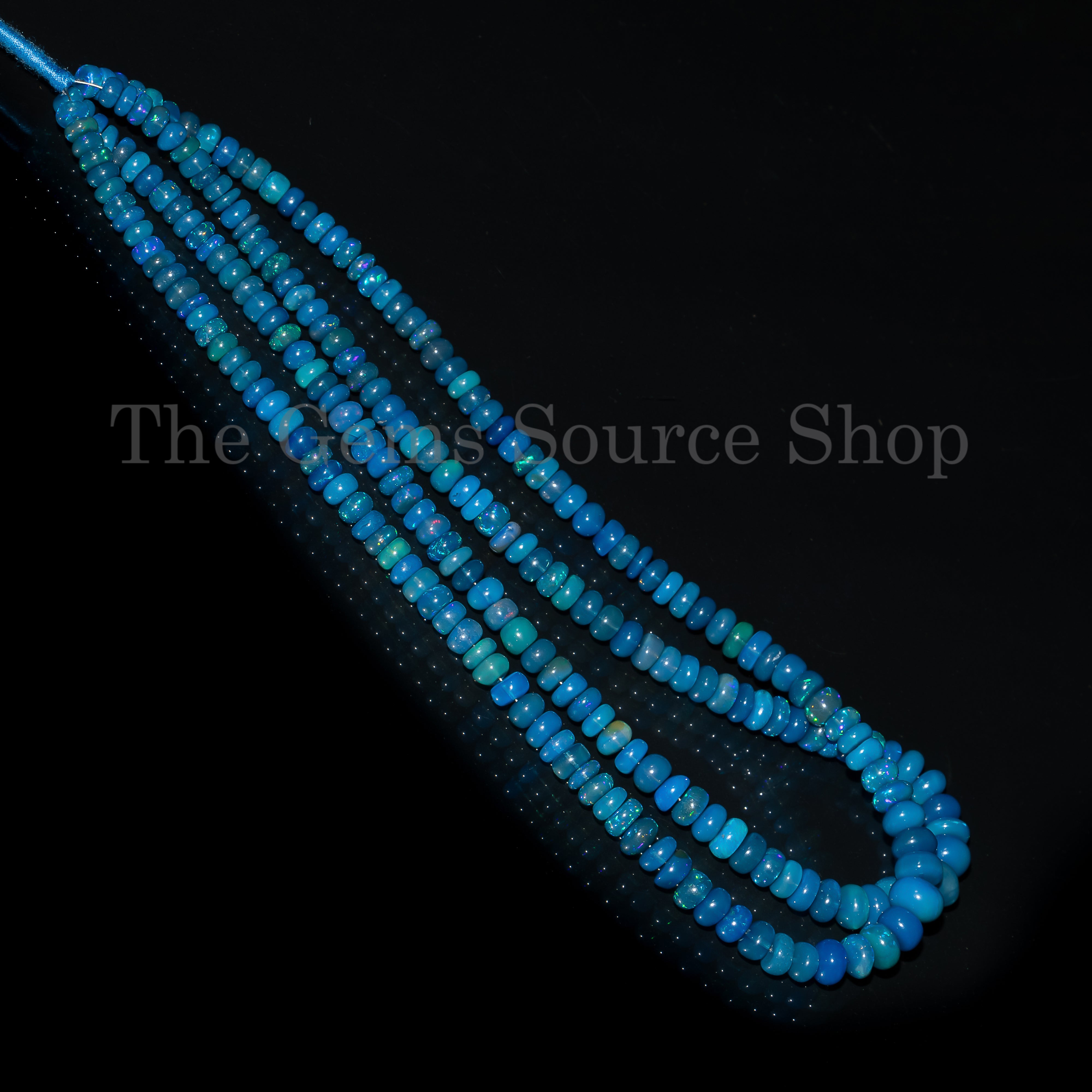 dark lavender opal Smooth rondelle shape gemstone beads TGS-4650