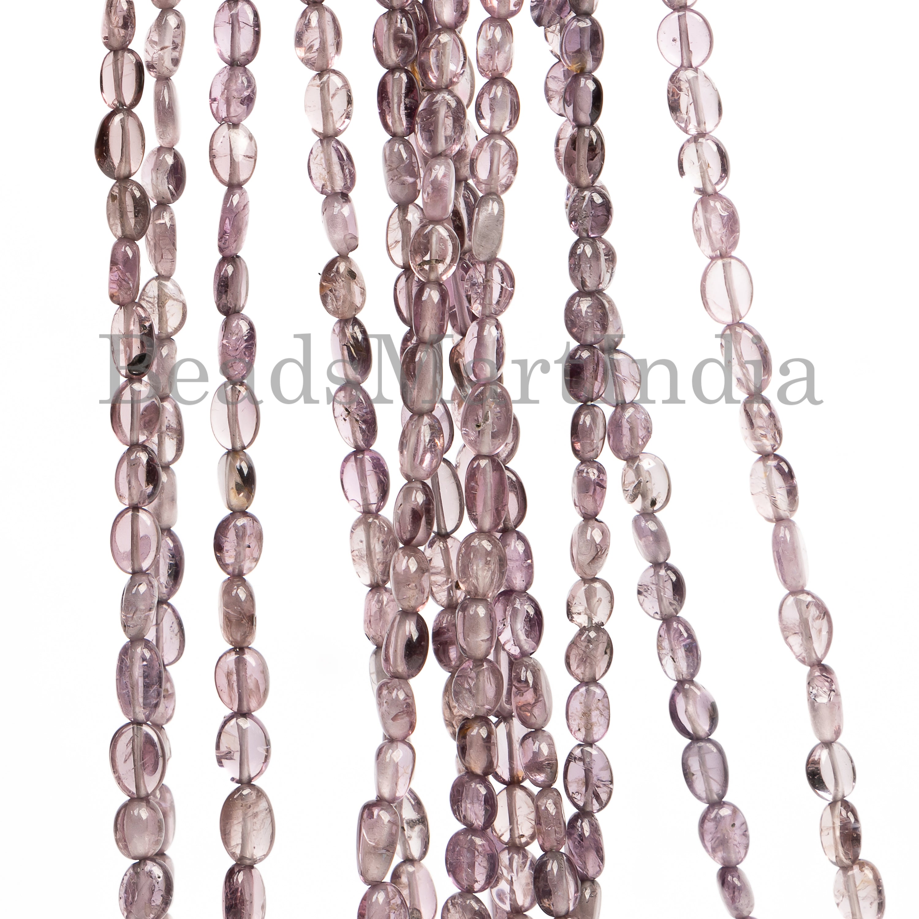 Purple Spinel Smooth Oval Shape Beads TGS-4987