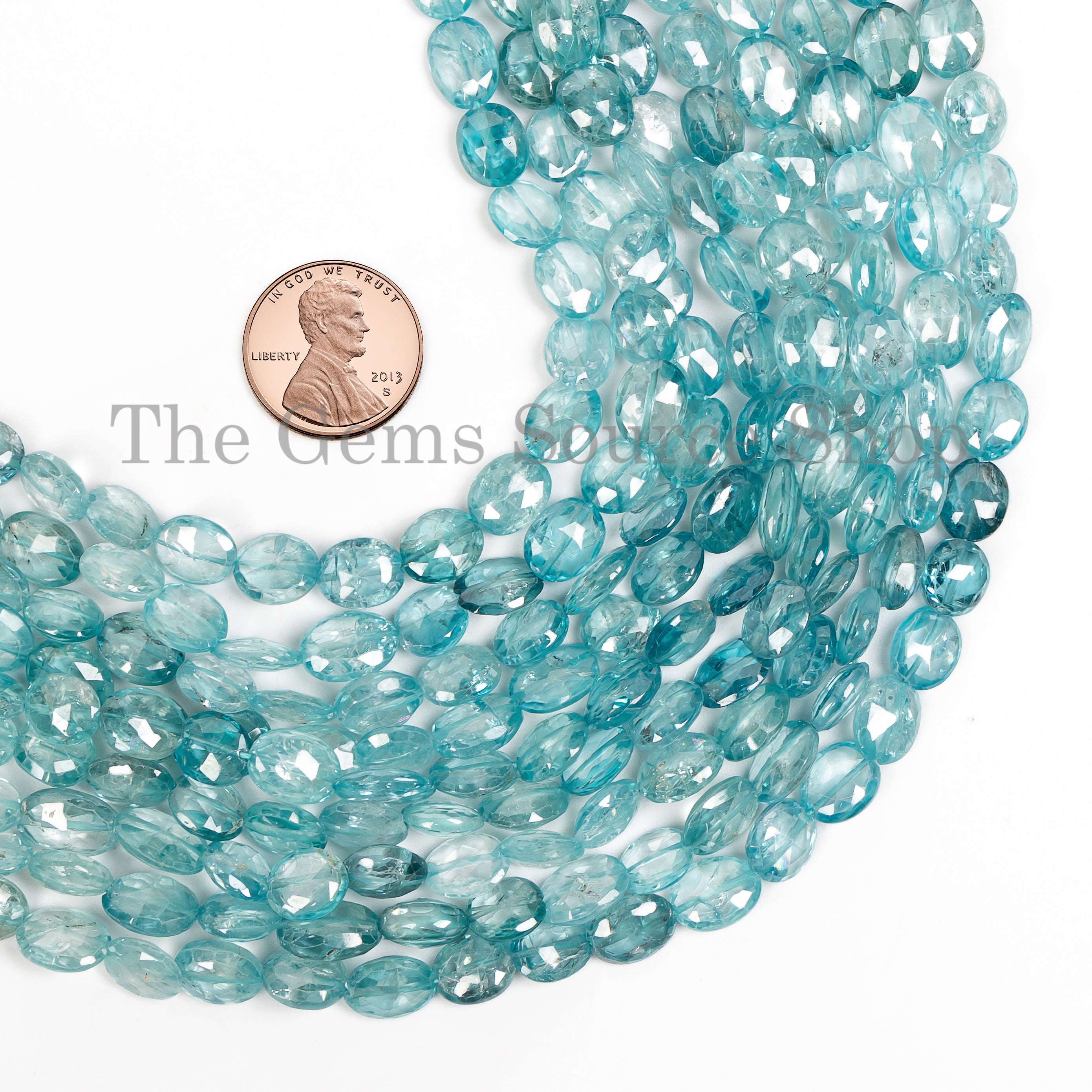 Blue Zircon Beads, Blue Zircon Oval Shape Beads, Zircon Faceted Beads, Wholesale Gemstone Beads