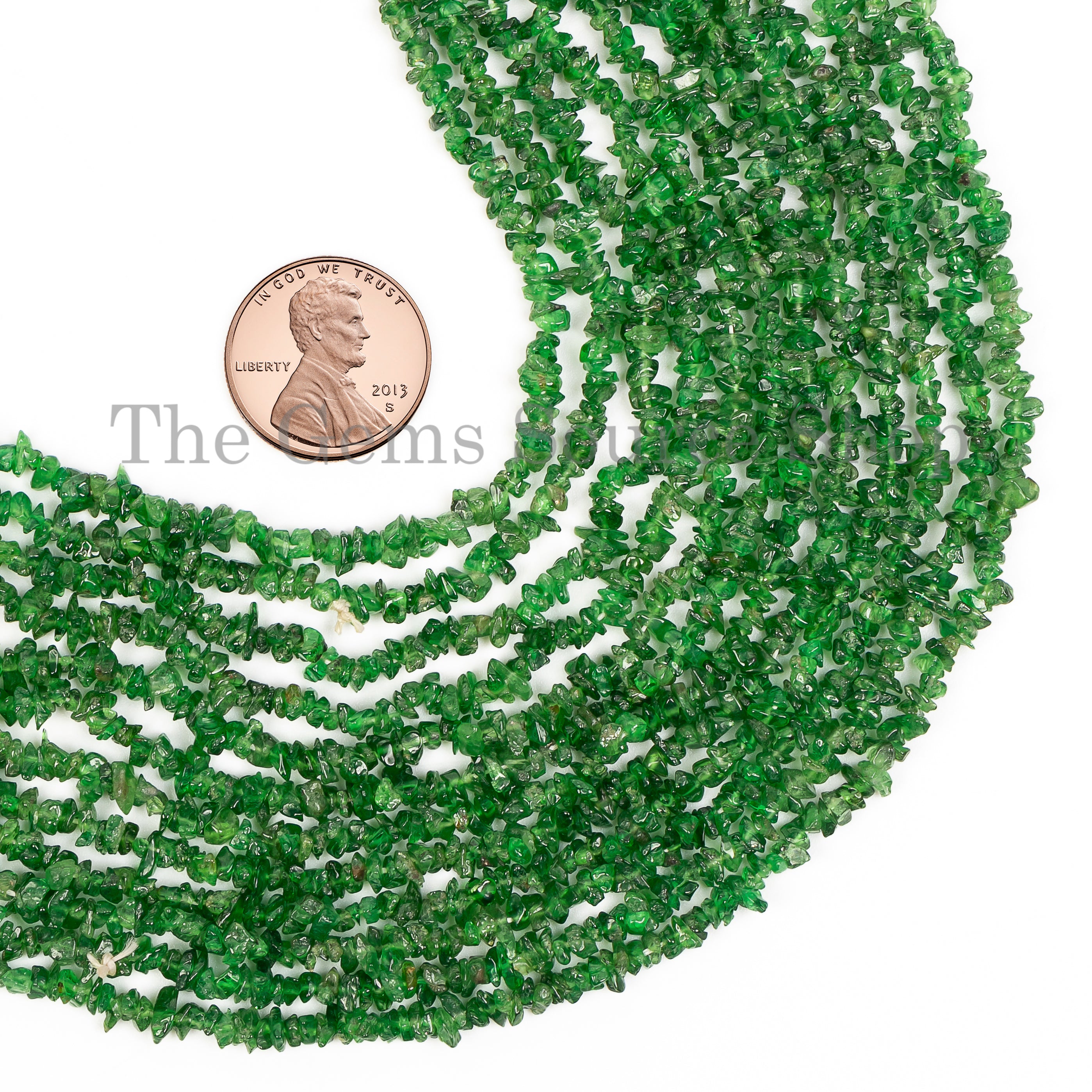 Natural African Green Tsavorite Beads