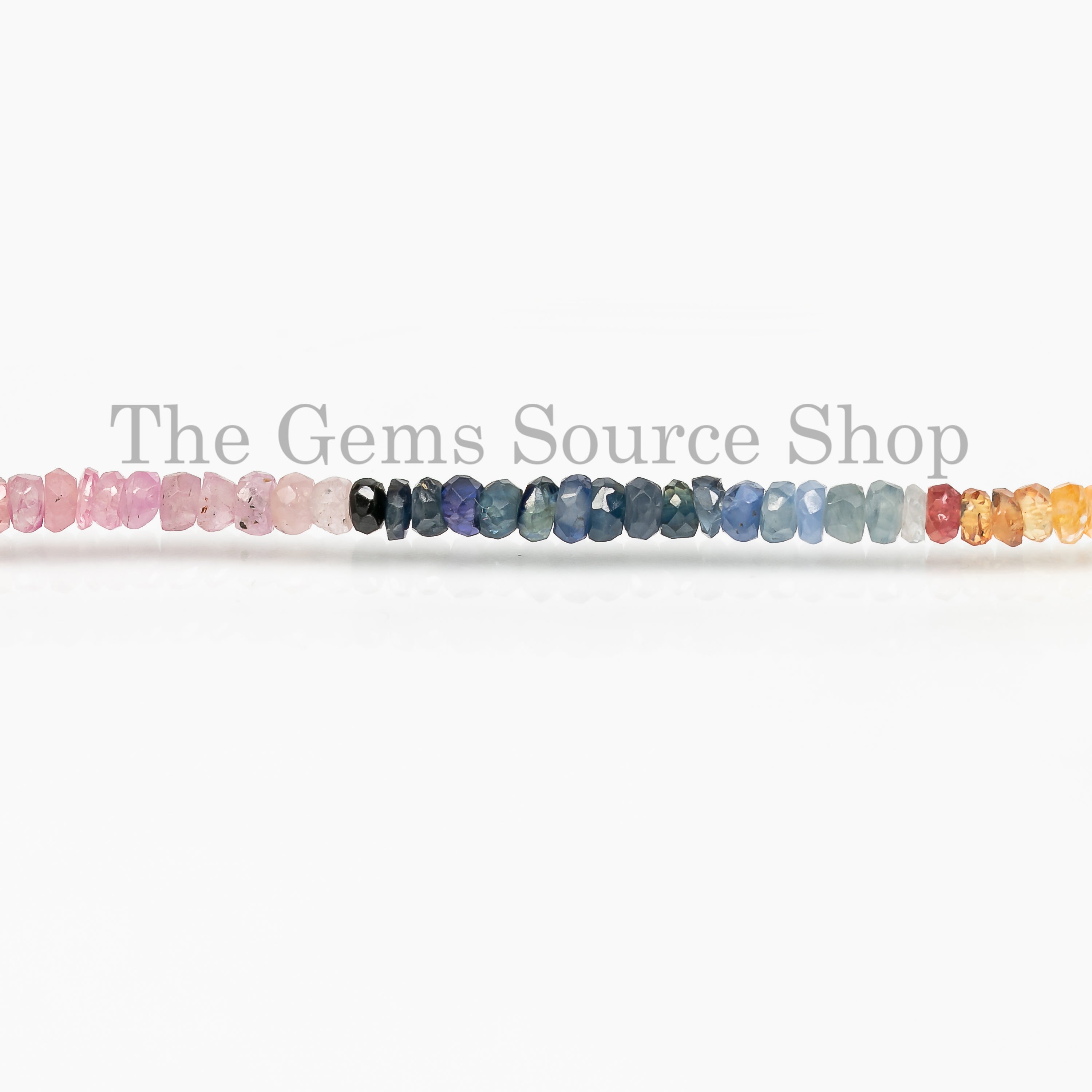 3-3.5mm Multi Sapphire Beads, Sapphire Briolettes Beads TGS-4565