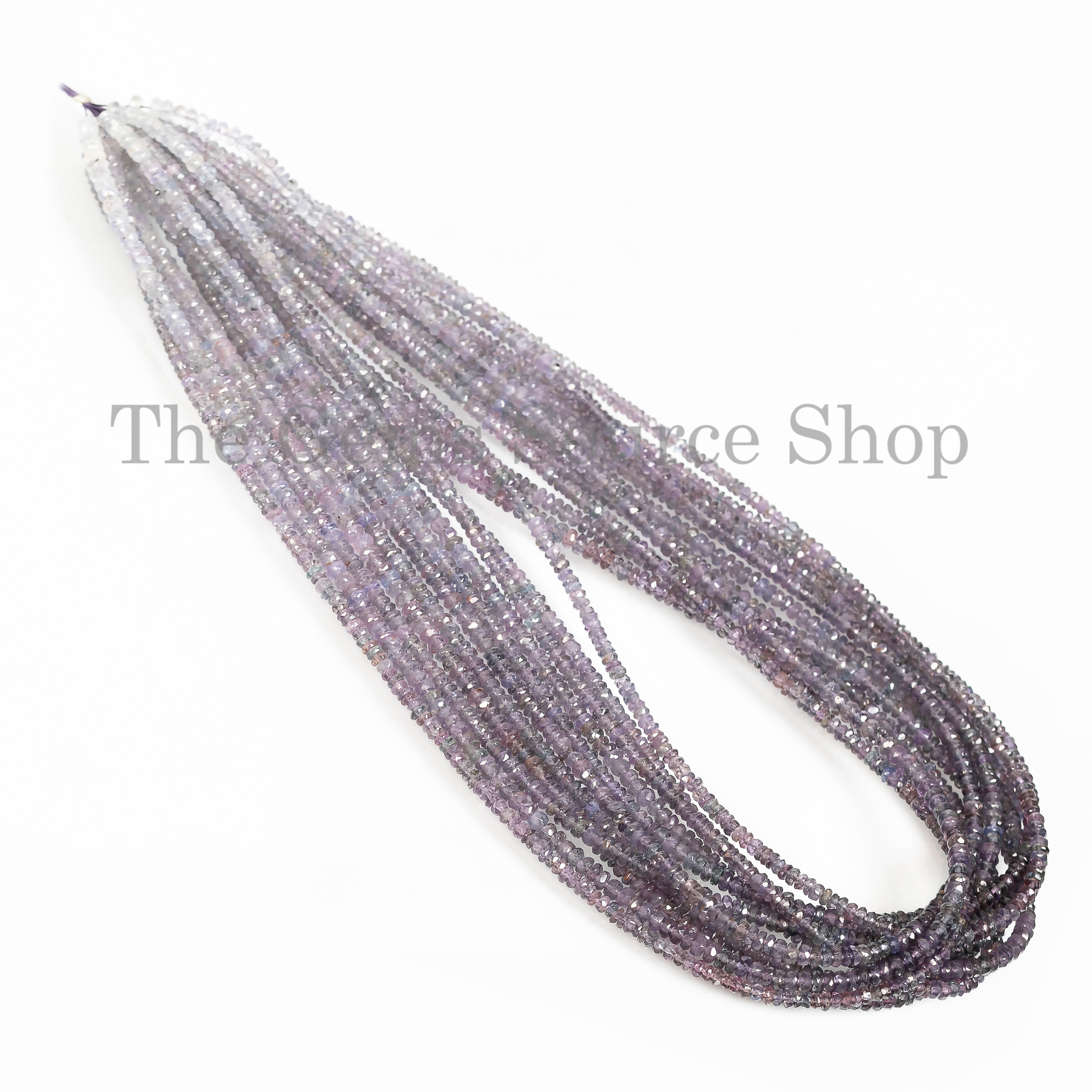 3-3.5mm Shaded Spinel Rondelle Beads, Briolettes Beads TGS-4563