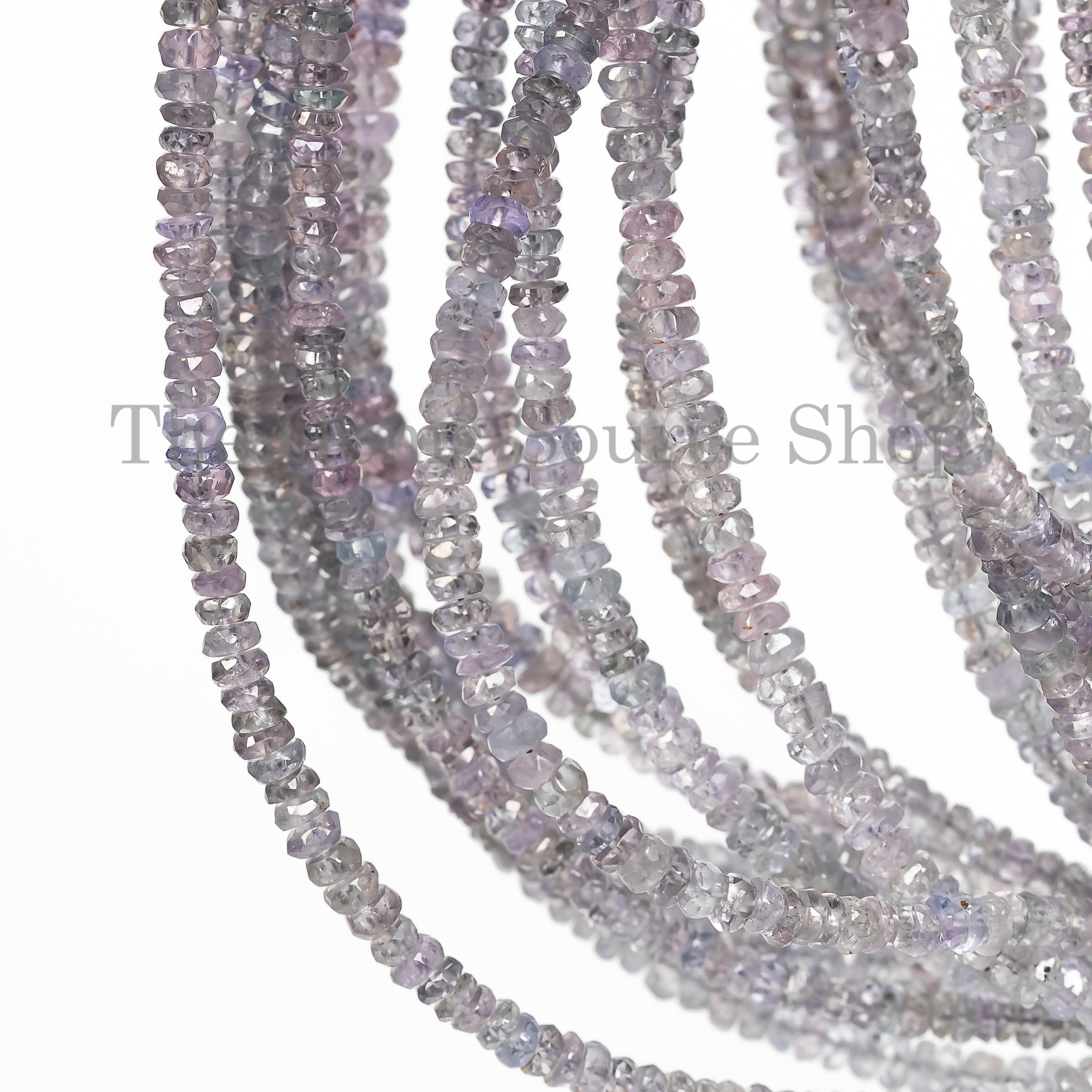 3-3.5mm Shaded Spinel Rondelle Beads, Briolettes Beads TGS-4563