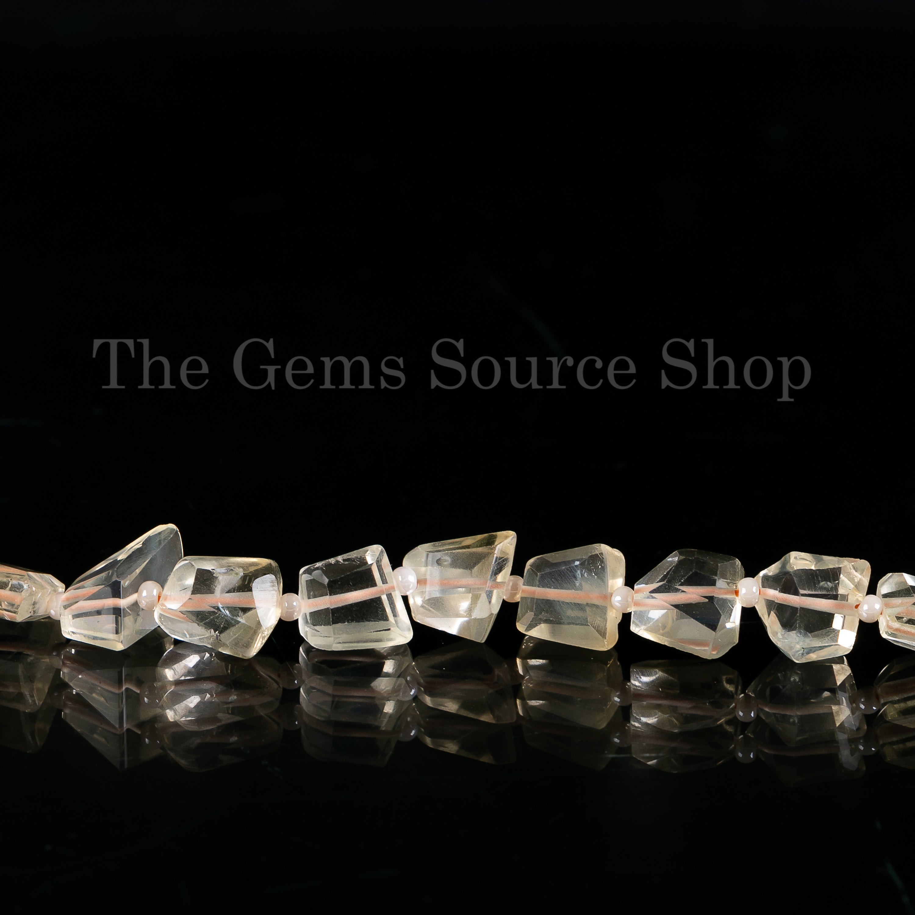 Citrine Faceted Beads, Citrine Faceted Nugget Beads, Citrine Fancy Shape Beads, Wholesale Beads
