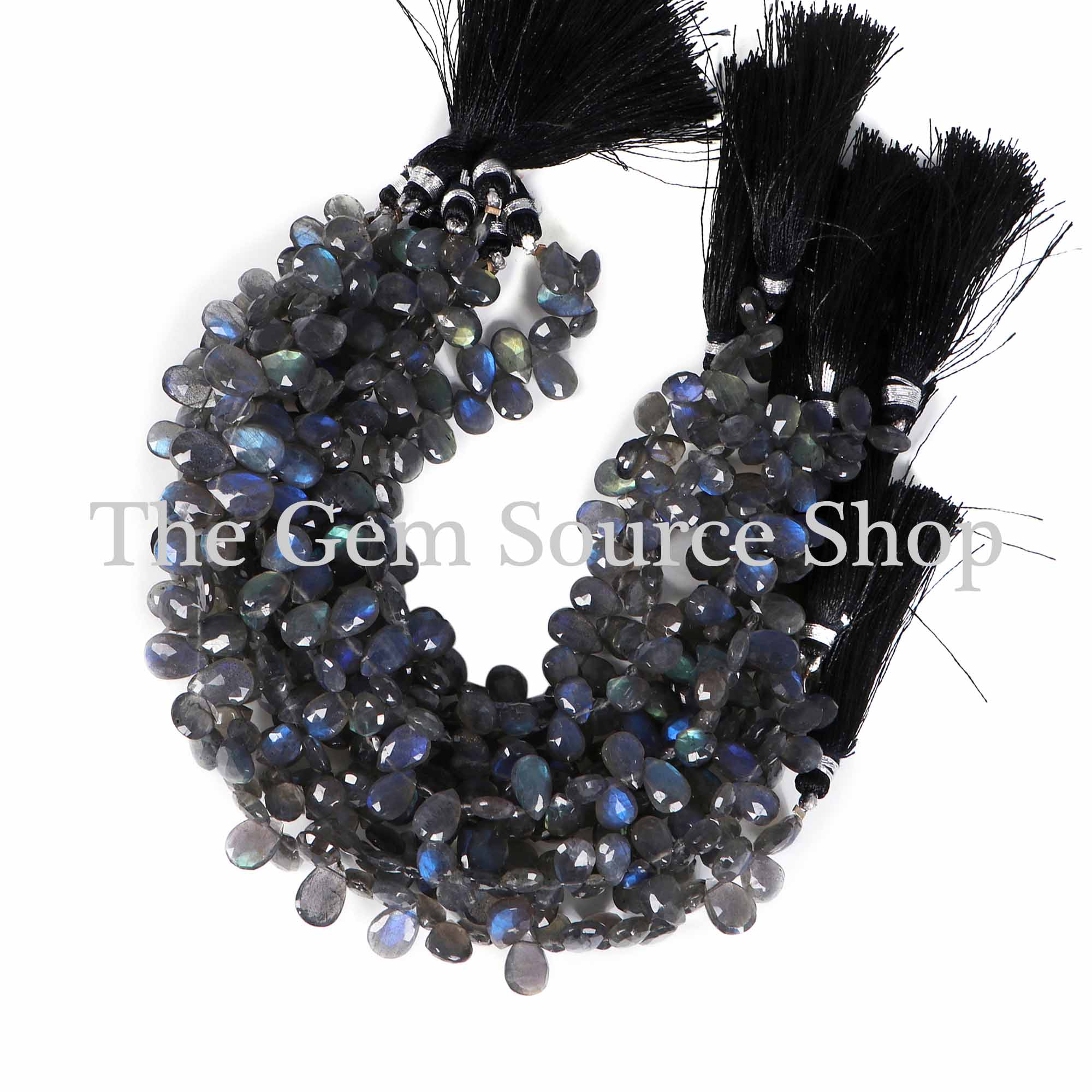 Labradorite Beads, Labradorite Faceted Beads, Labradorite Pear Shape Beads, Gemstone Beads