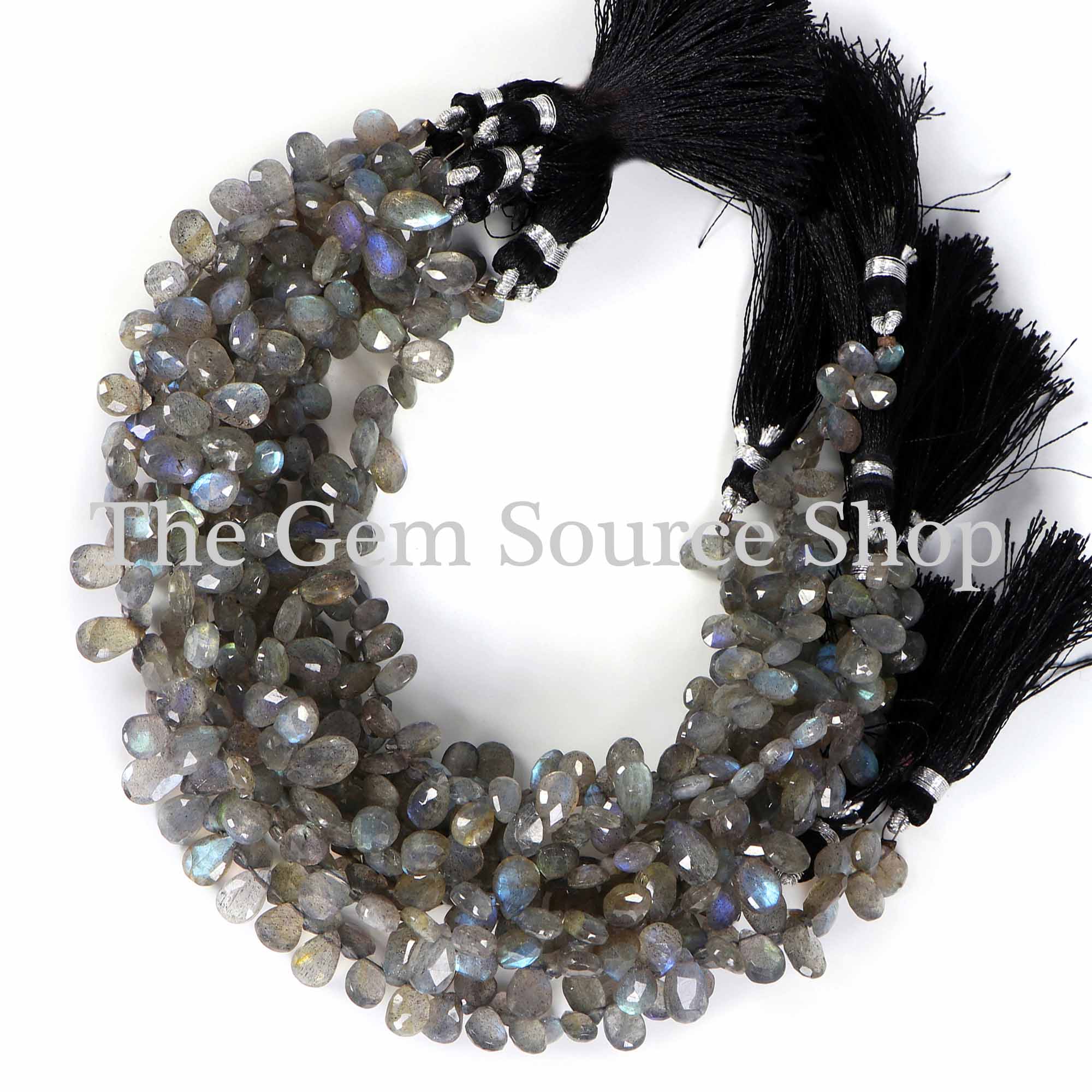 Wholesale Labradorite Beads, Labradorite Faceted Beads, Labradorite Pear Shape Beads, Gemstone Beads