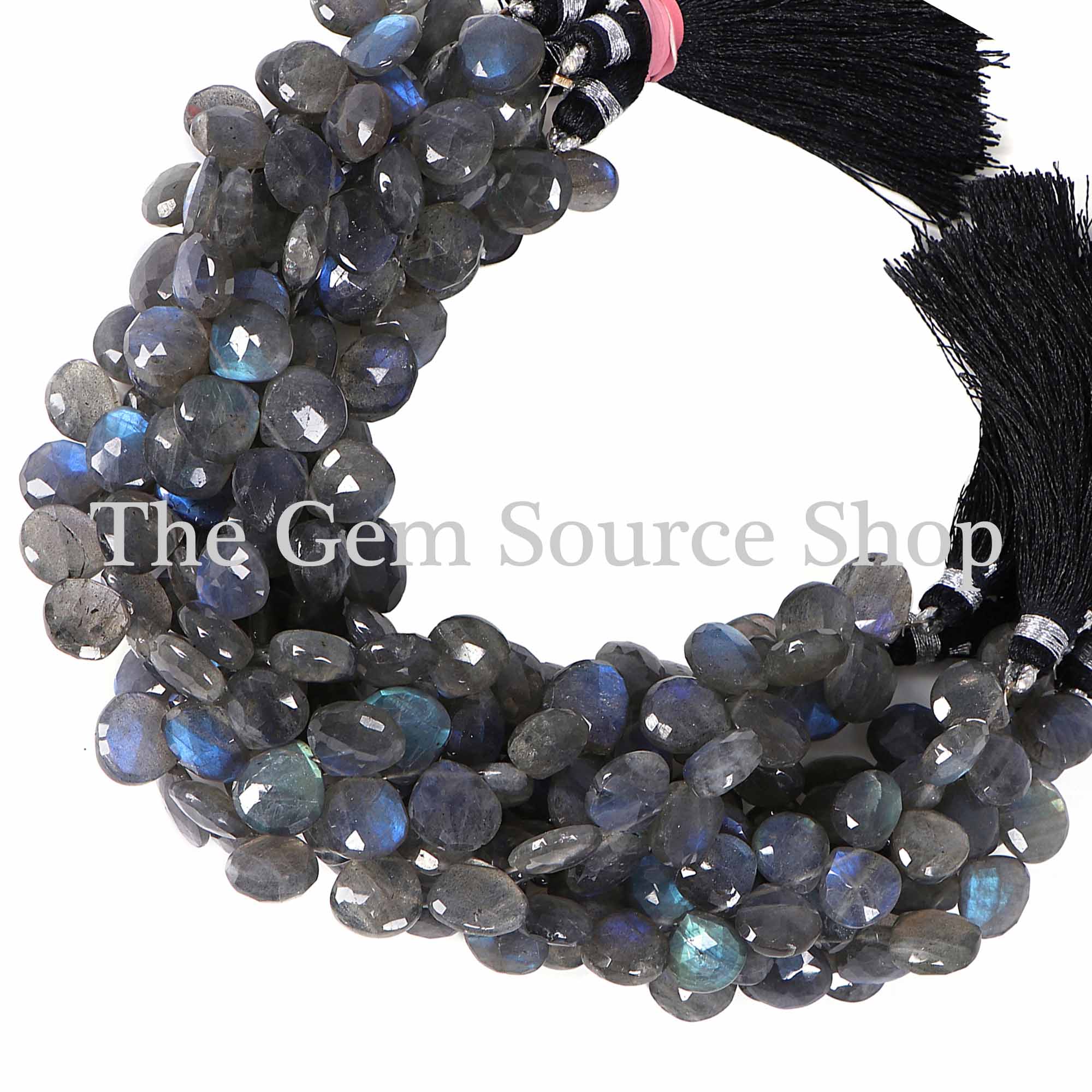 Naural Labradorite Beads, Labradorite Faceted Beads, Labradorite Heart Shape Beads, Wholesale Beads