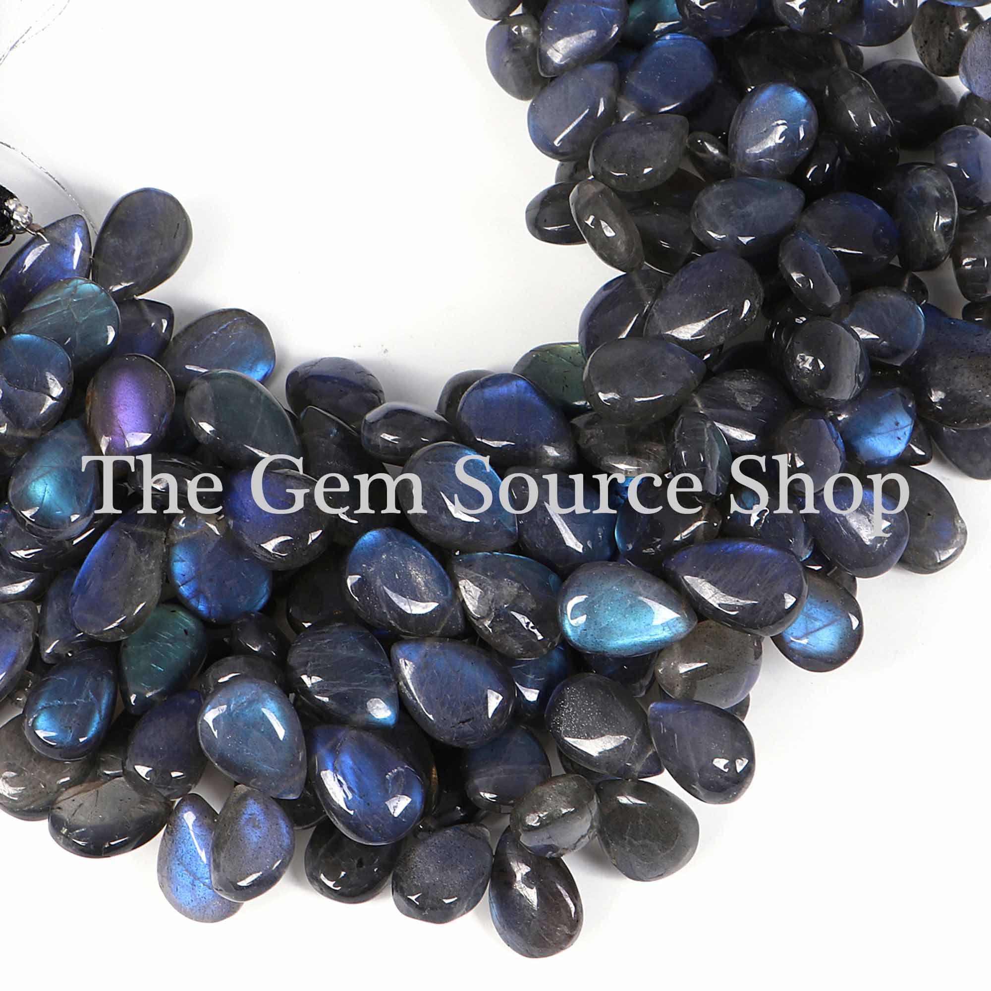 Natural Labradorite Smooth Beads, Labradorite Plain Pear Shape Beads, Labradorite Beads