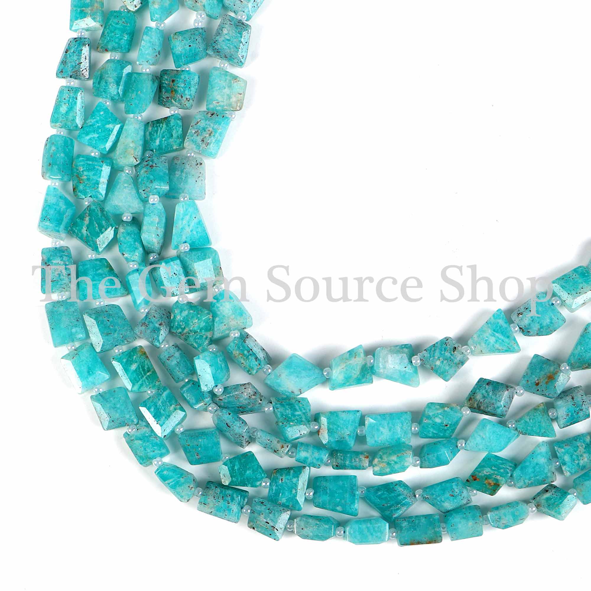 Amazonite Beads, Amazonite Nugget Beads, Amazonite Faceted Nugget Beads, Gemstone Beads