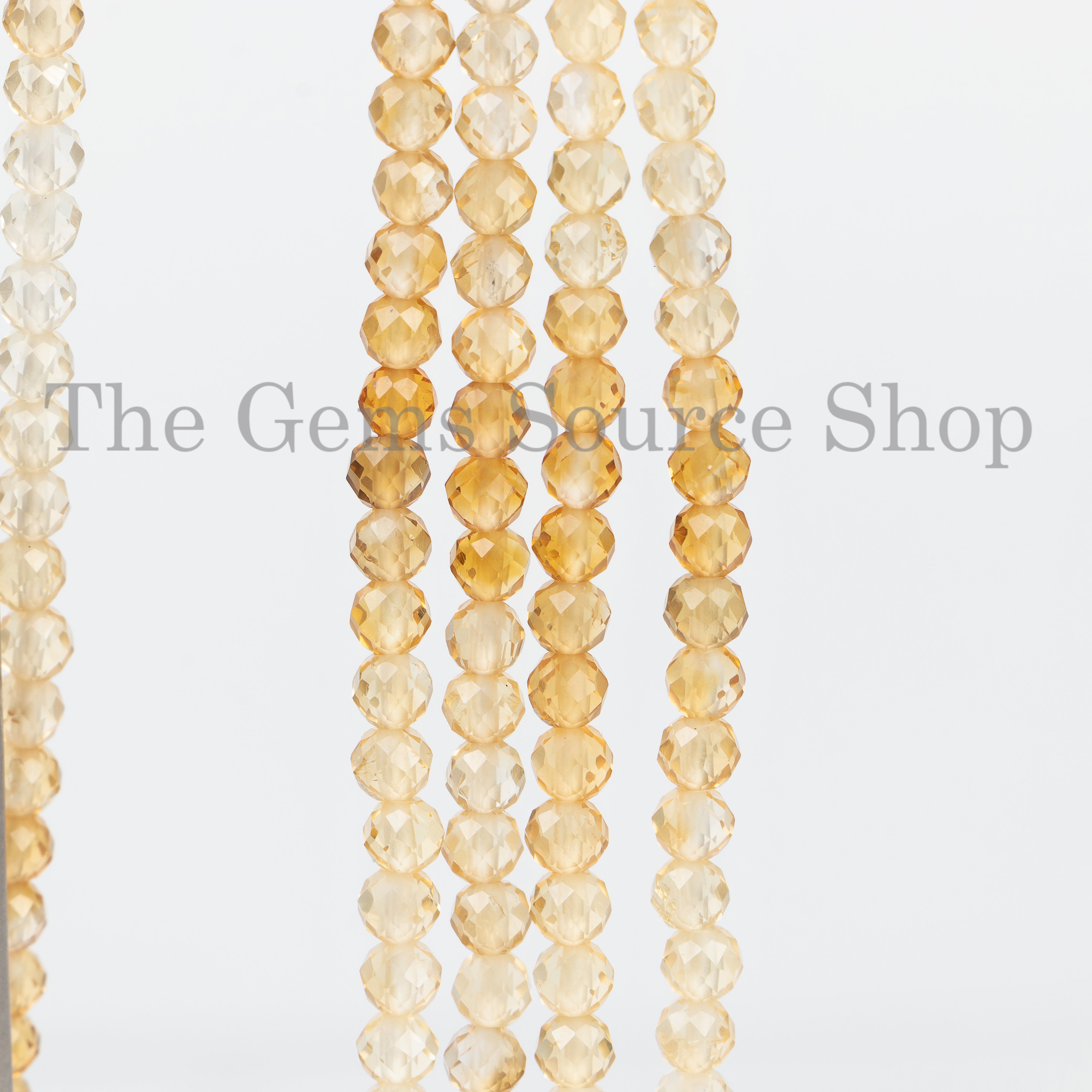 shaded citrine faceted rondeelle beads, jewelry craft beads, manufacture of stone, beaded Jewellery