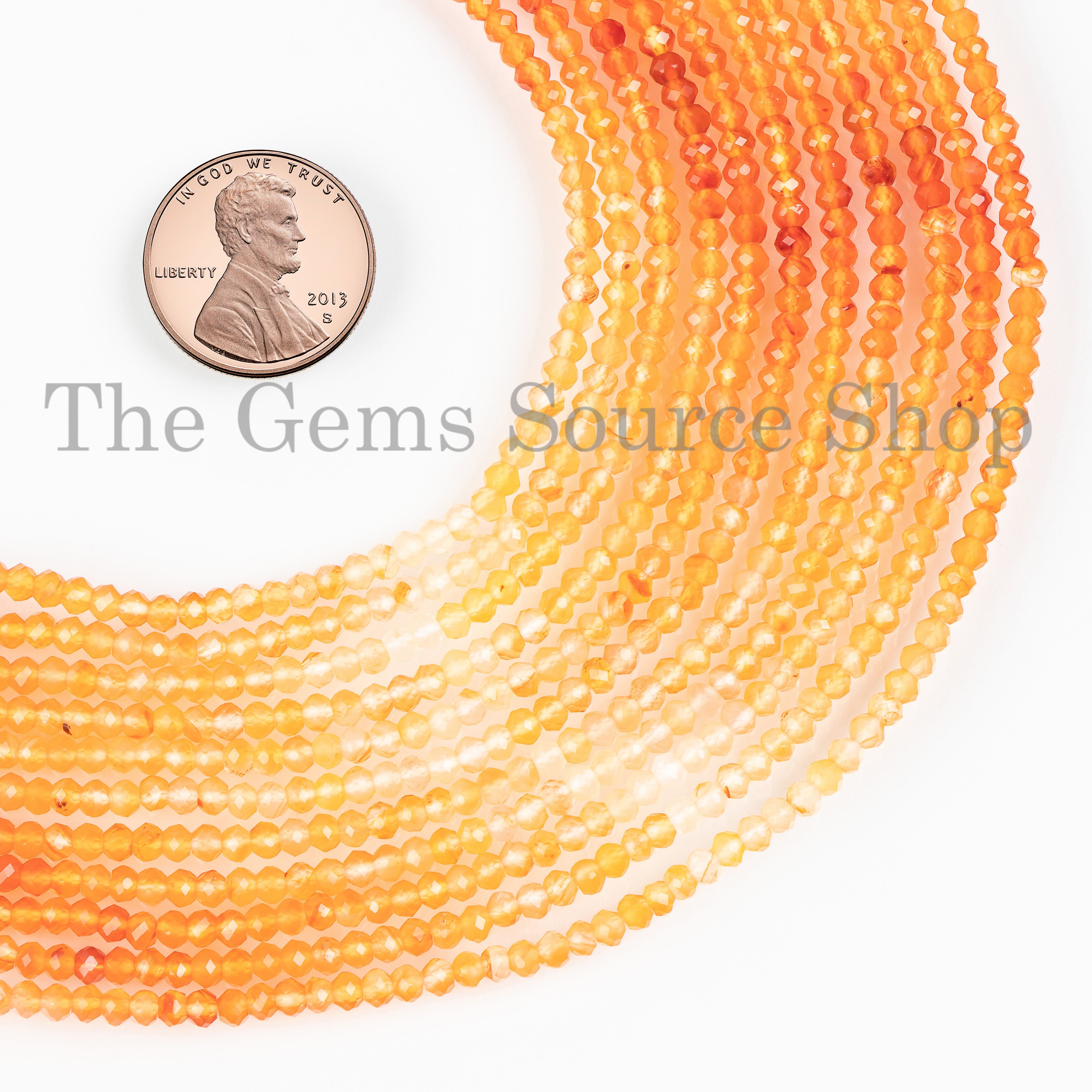 Shaded Carneline Gemstone, shaded carneline faceted rondelle beads, jewelry craft beads, manufacture of stone, beaded Jewellery
