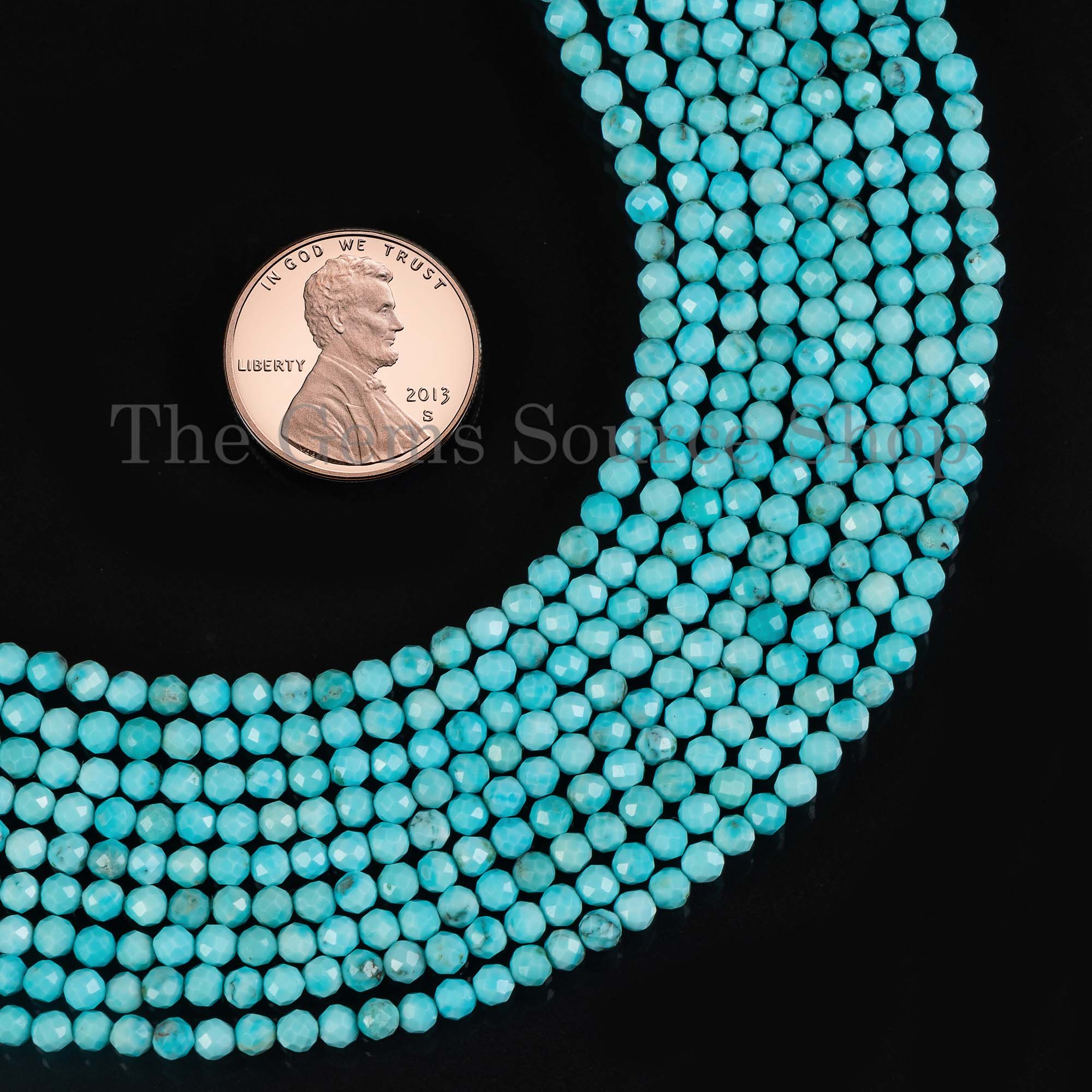 3mm Turquoise Faceted Round Beads, Turquoise Beads, Faceted Turquoise Beads, Turquoise Round Beads, Round Beads, Turquoise Gemstone Beads