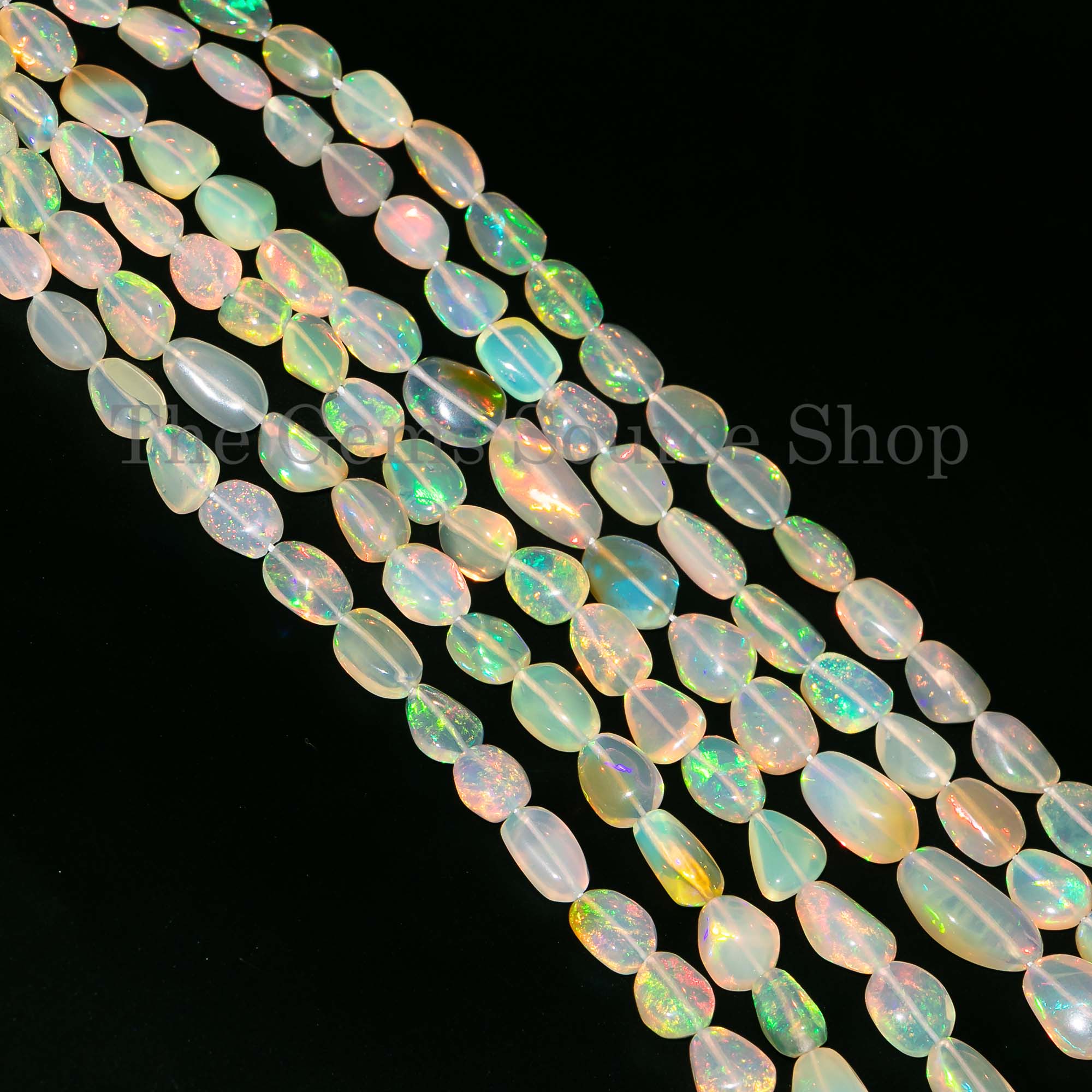Top Quality Ethiopian Opal Plain Nuggets Beads, Ethiopian Opal Beads, Smooth Nugget Beads